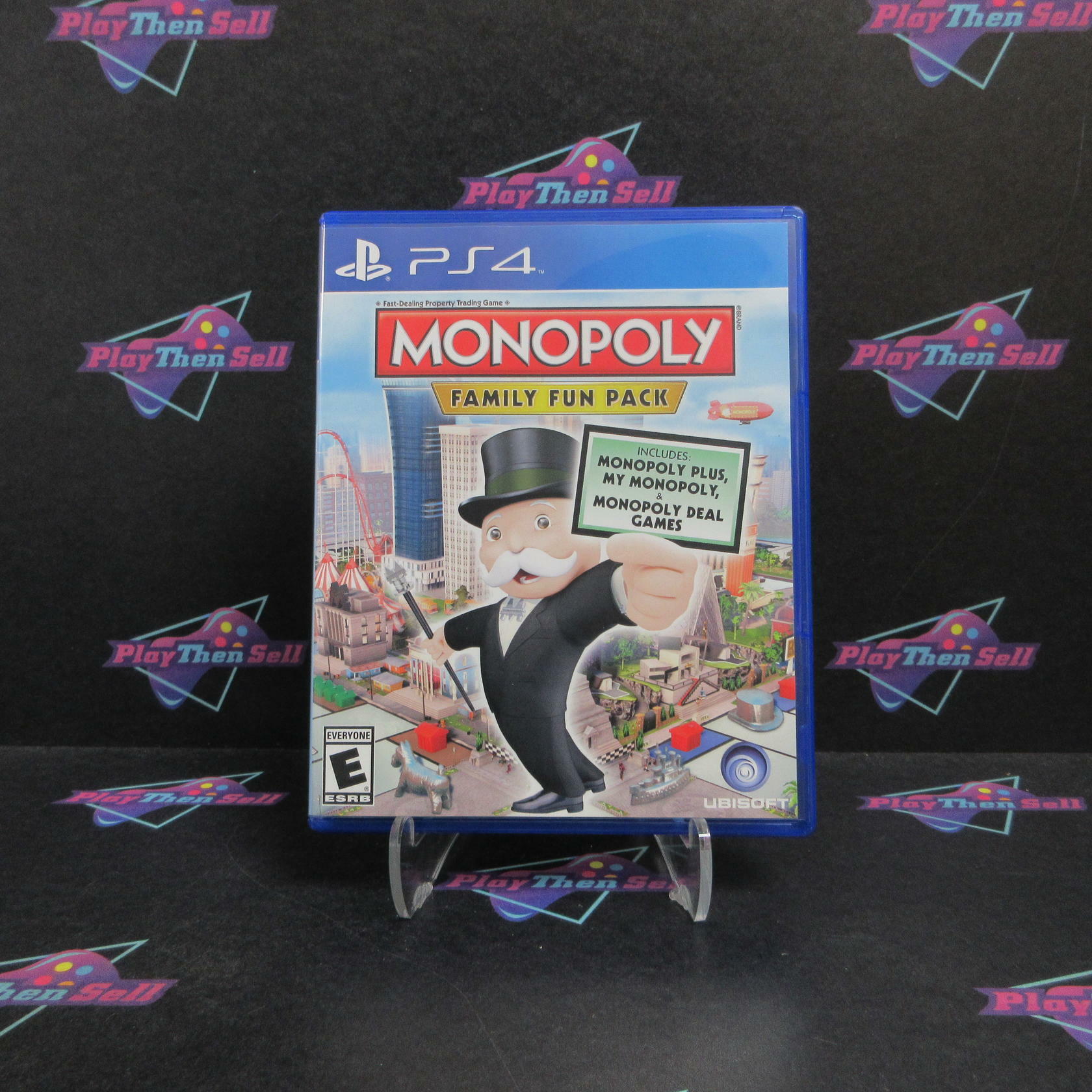 Monopoly Family Fun Pack PS4 PlayStation 4 Complete - Refurbished