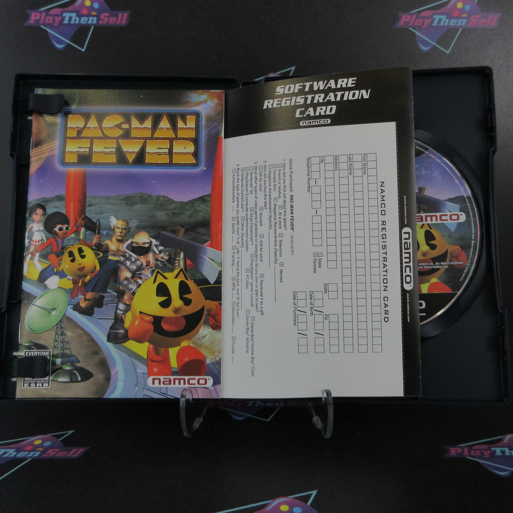 Pac Man Fever PS2 PlayStation 2 + Reg Card Complete - Excellent