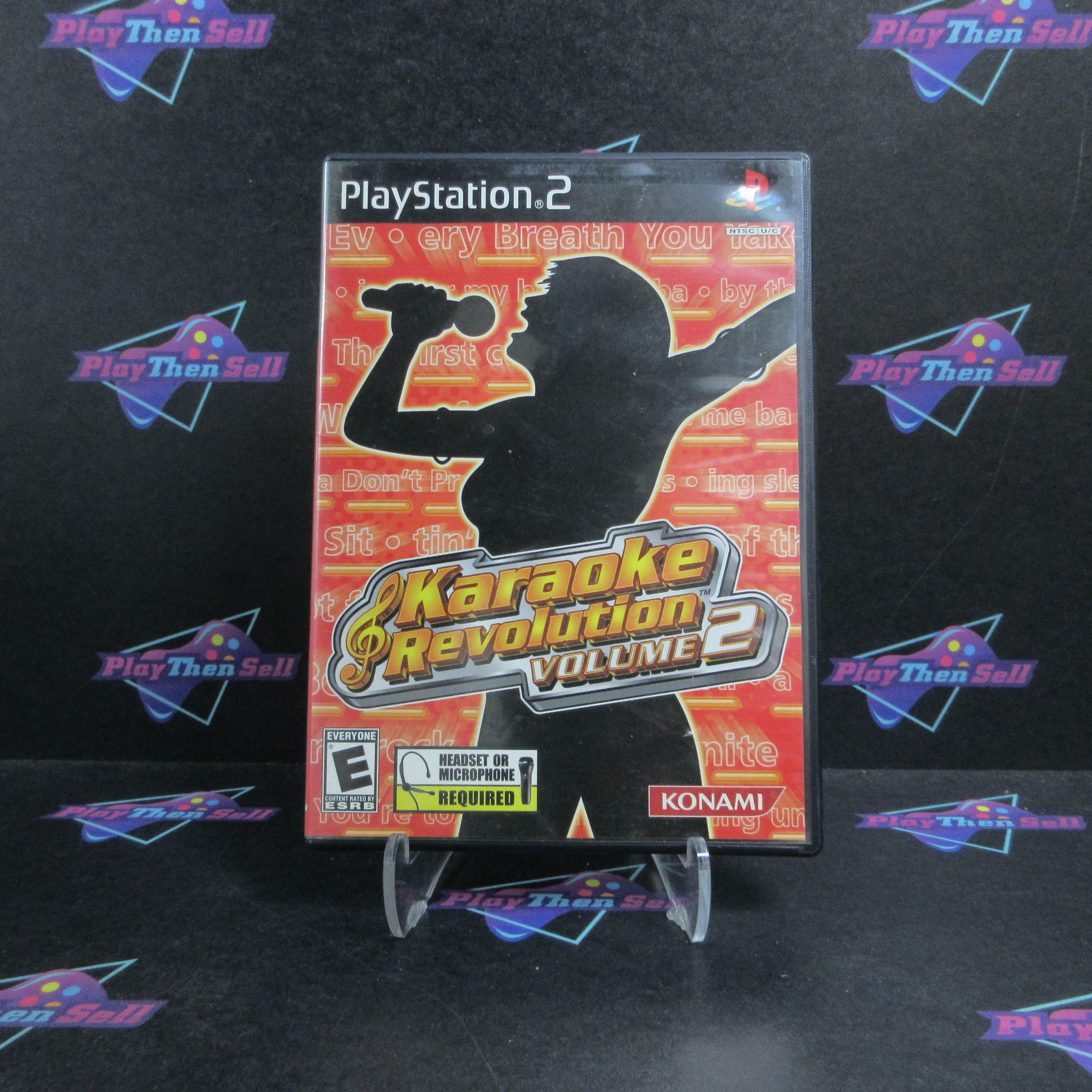 Karaoke Revolution Volume 2 PS2 PlayStation 2 - Very Good