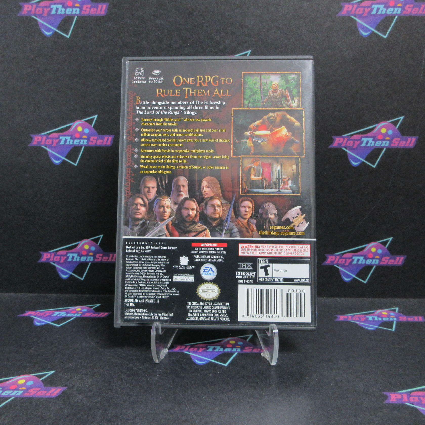 Lord of the Rings The Third Age Nintendo Gamecube Complete - Refurbished