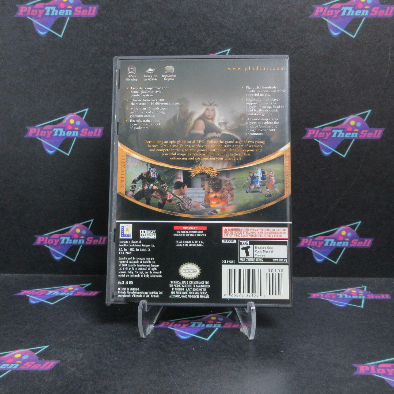 Gladius Nintendo GameCube Complete - Refurbished