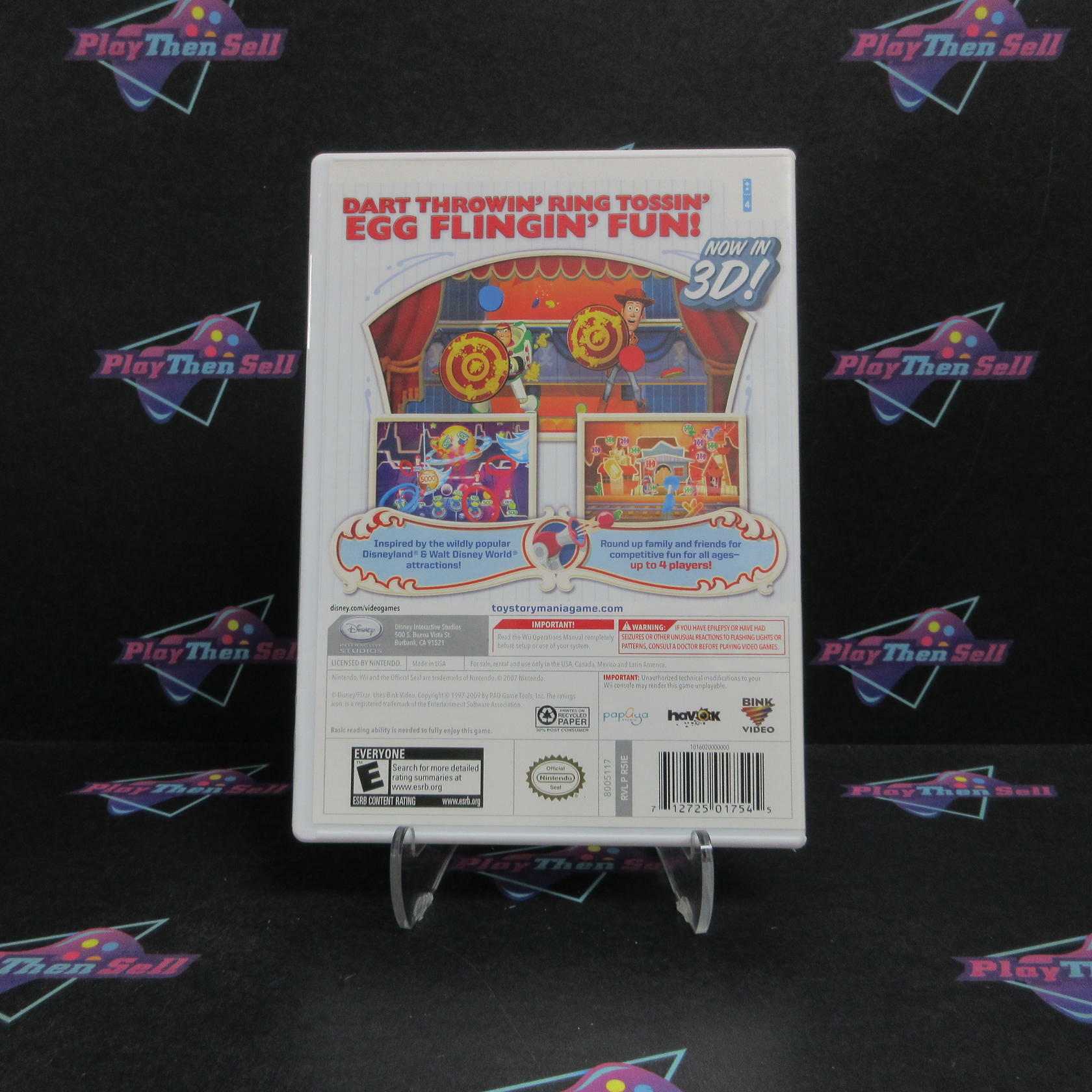 Toy Story Mania Nintendo Wii - Very Good