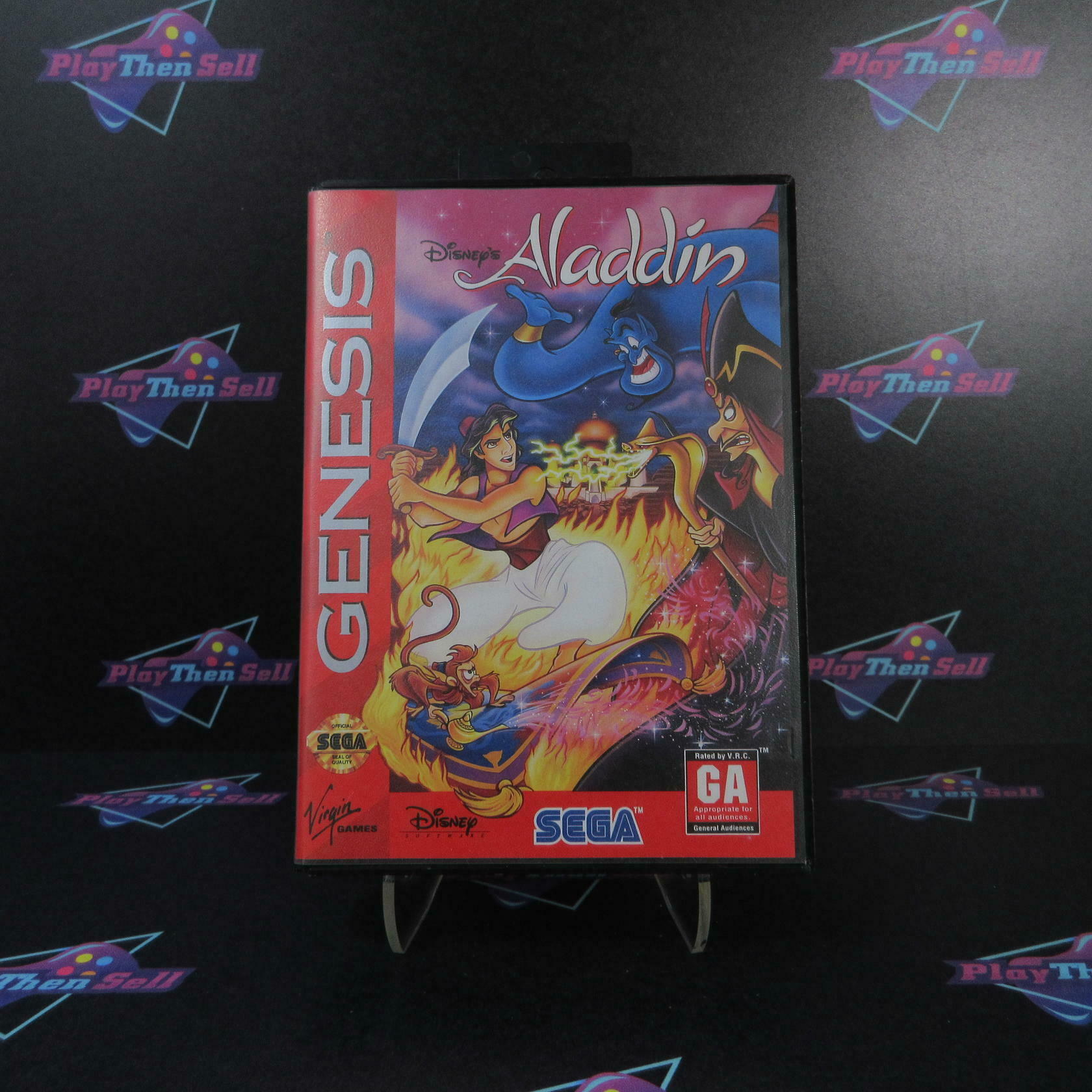 Disney's Aladdin Sega Genesis Boxed Complete CIB - Like New