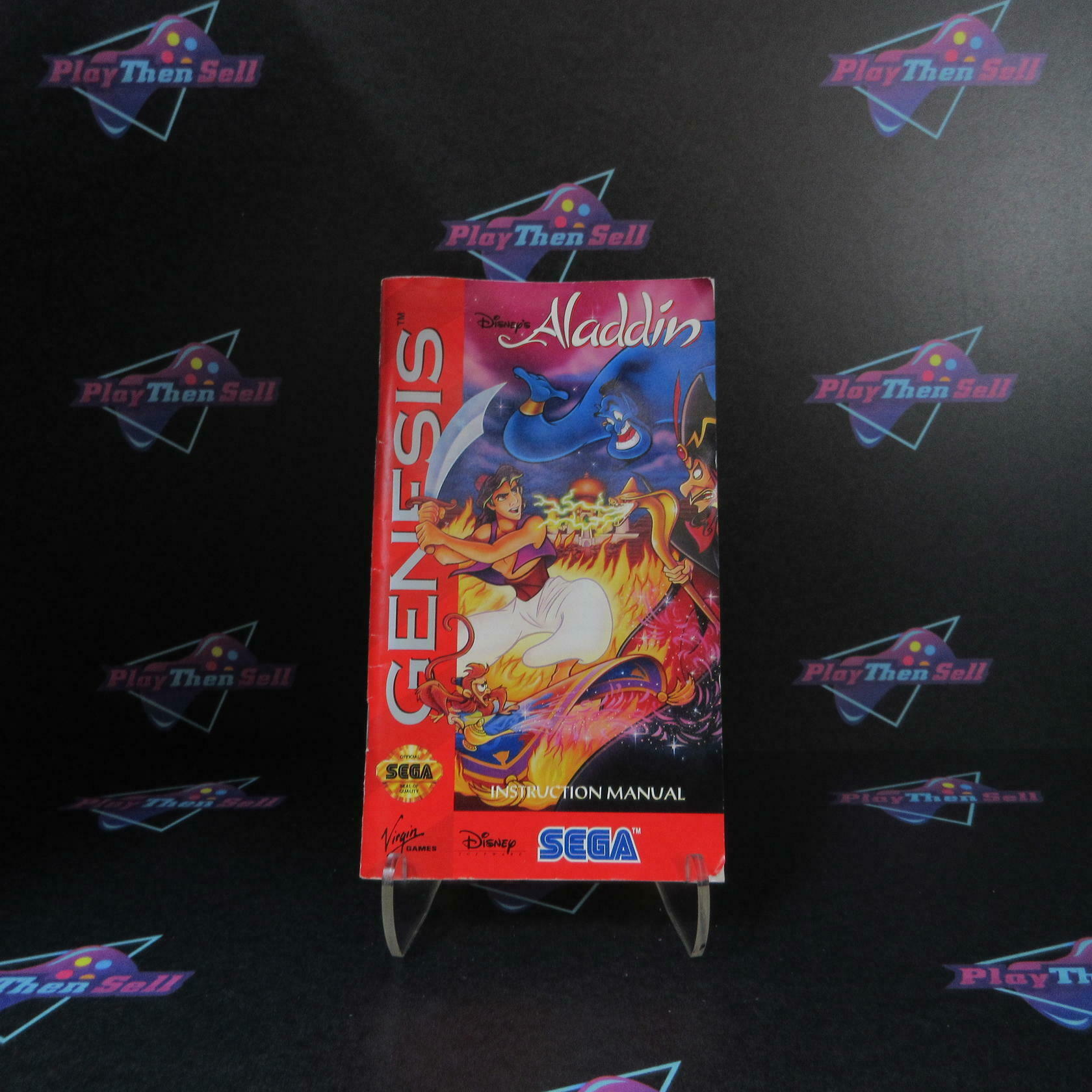 Disney's Aladdin Sega Genesis Boxed Complete CIB - Like New