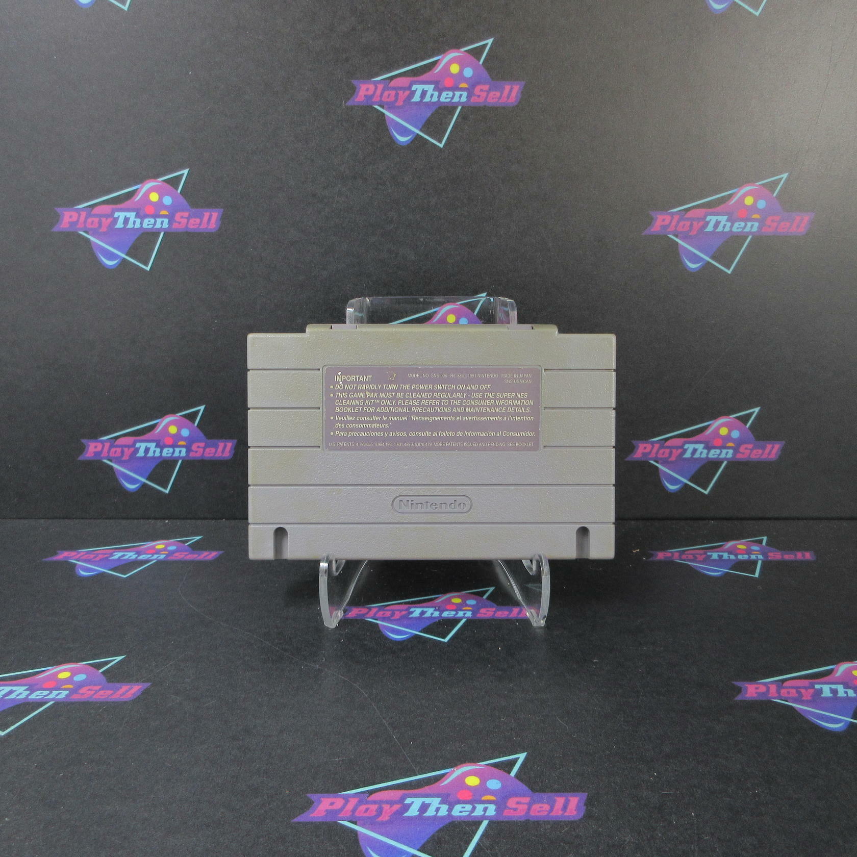 Street Fighter II Super Nintendo SNES Cartridge / Tested - Very Good