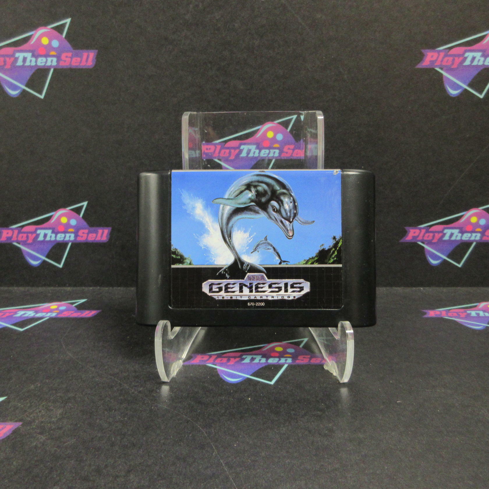 Ecco the Dolphin Sega Genesis Boxed Complete - Very Good