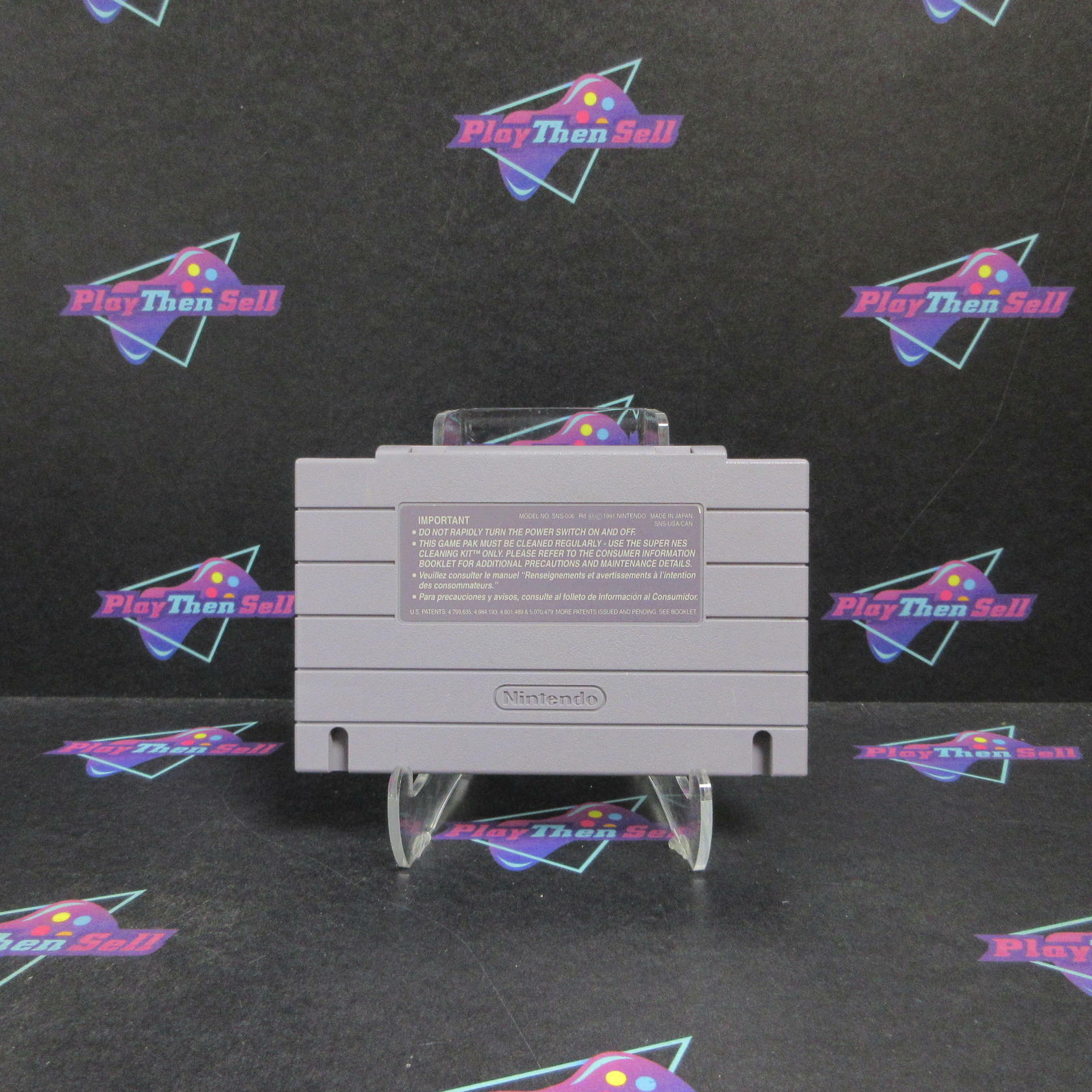 Thunder Spirits Super Nintendo SNES Cartridge / Tested - Very Good