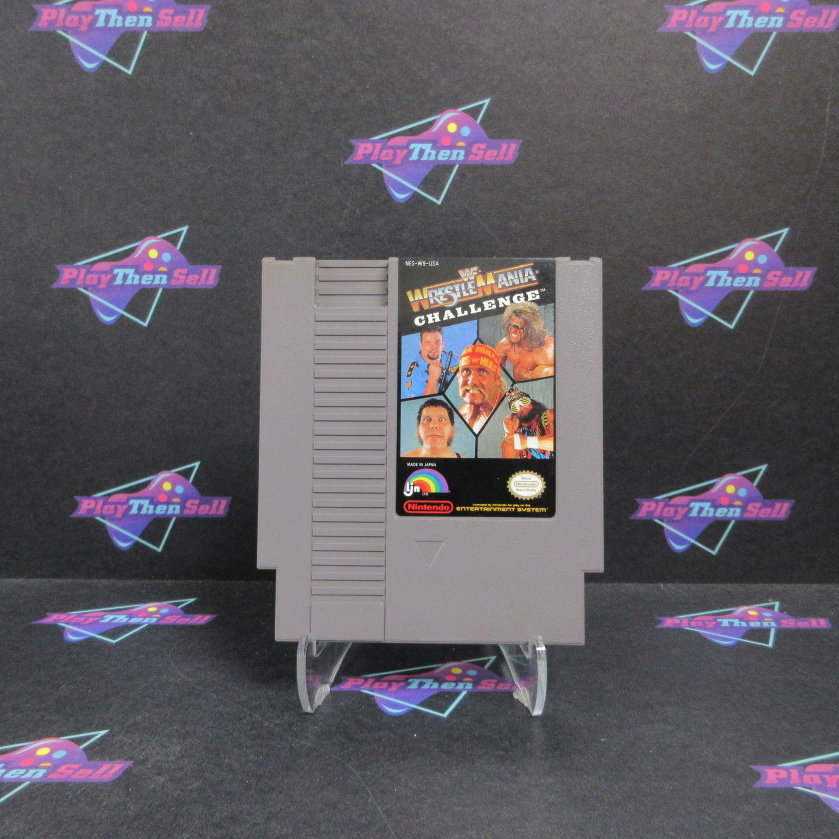 Wrestlemania Challenge Nintendo NES Cartridge / Tested - Very Good