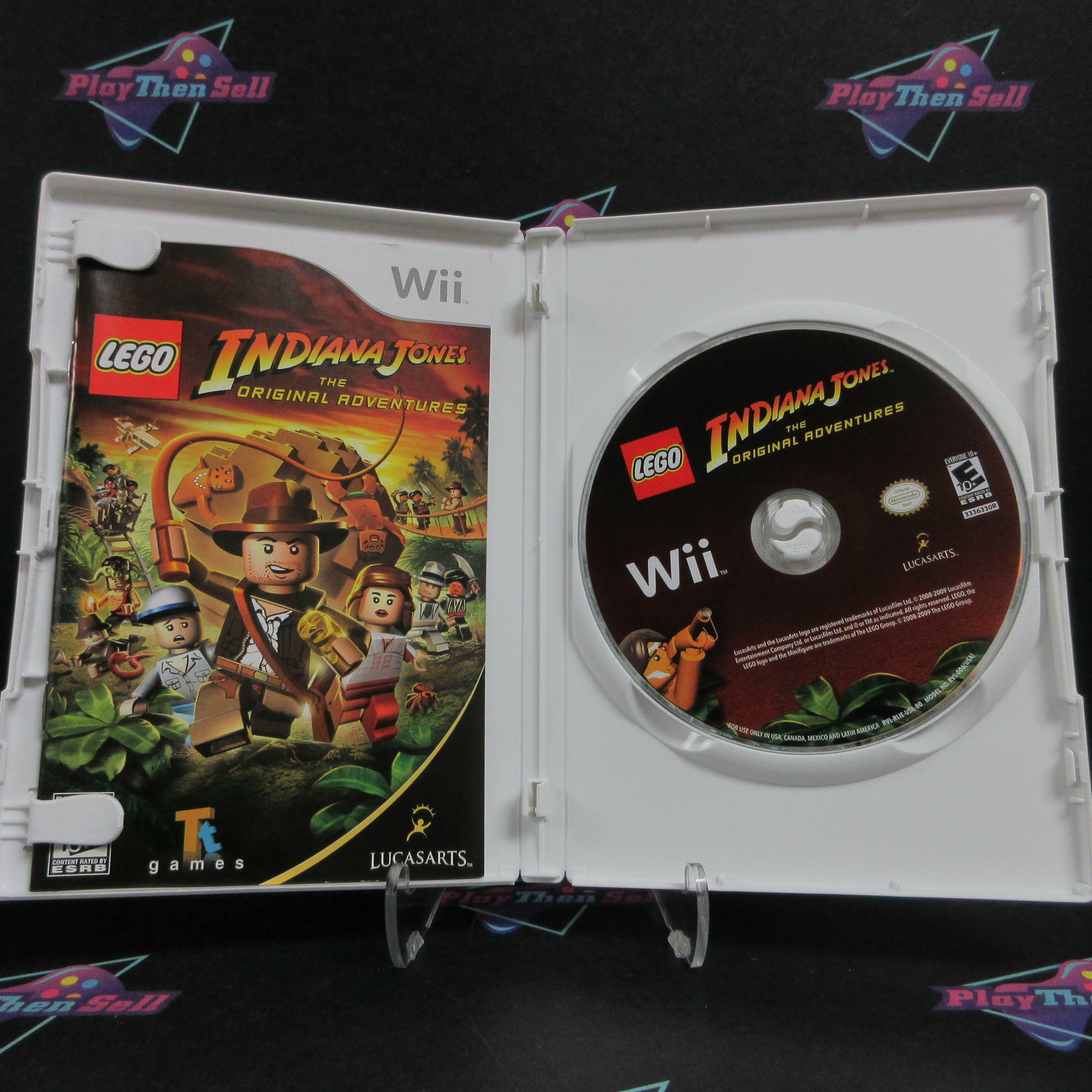 Lego Indiana Jones Original Adventures Nintendo Wii CIB - Very Good