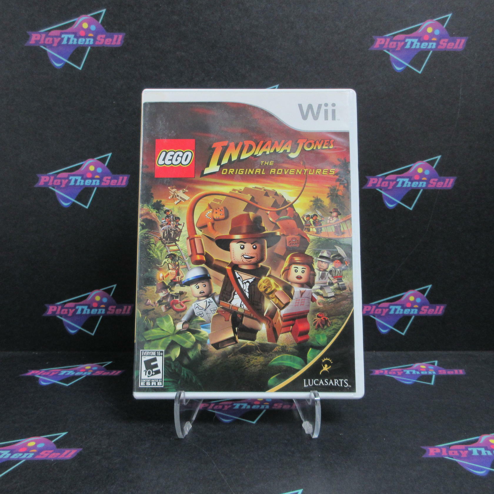 Lego Indiana Jones Original Adventures Nintendo Wii CIB - Very Good