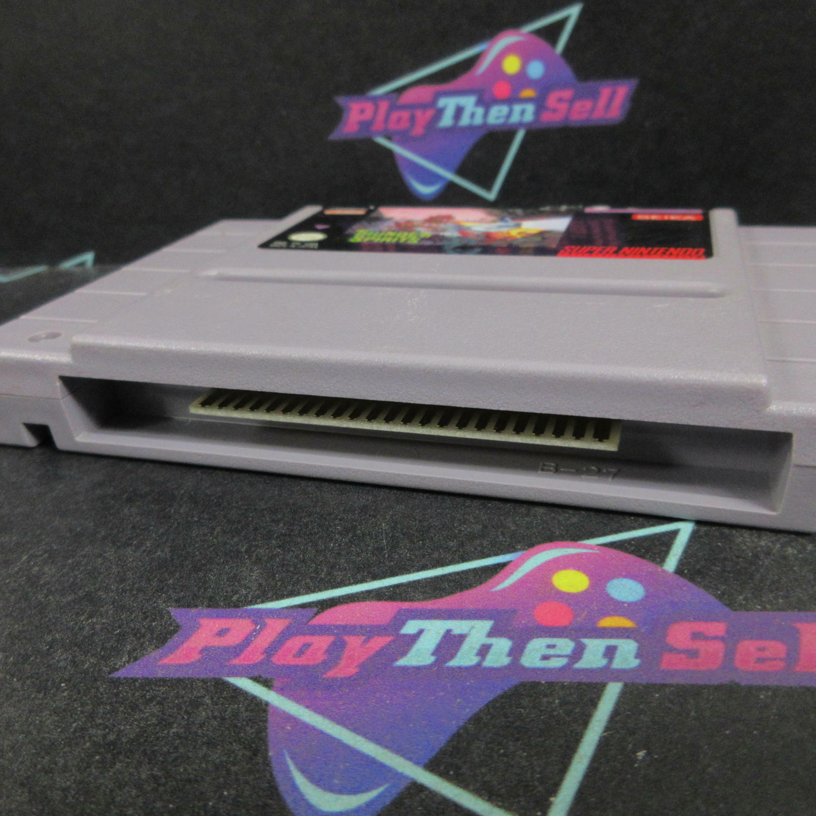 Thunder Spirits Super Nintendo SNES Cartridge / Tested - Very Good