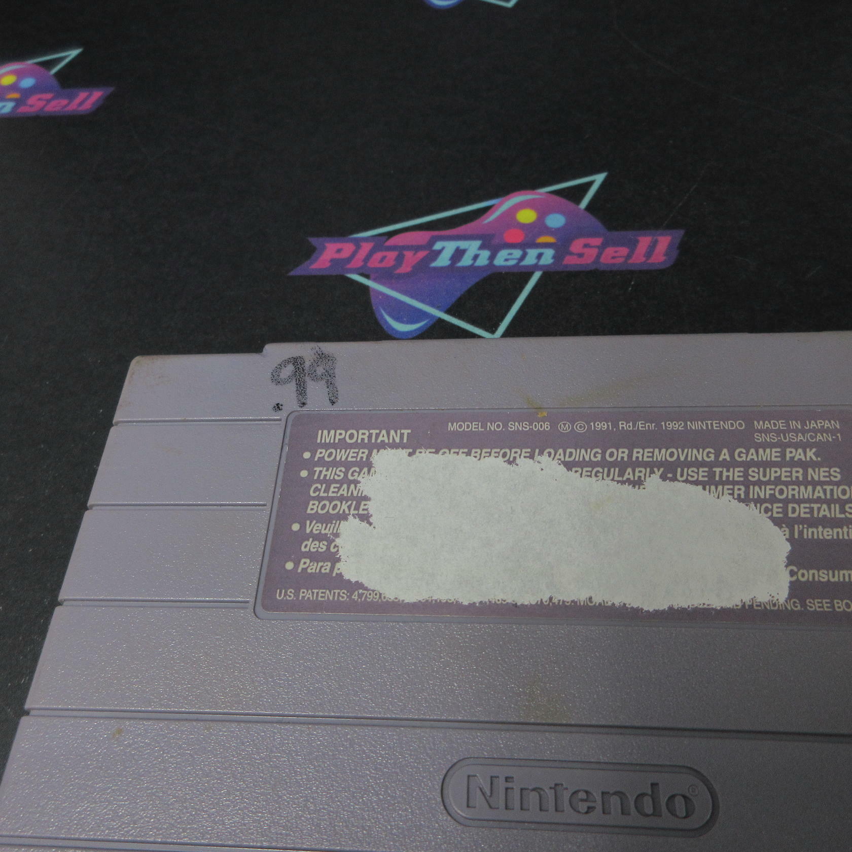 Ken Griffey Jr Major League Baseball Nintendo SNES Cartridge/Tested - Very Good