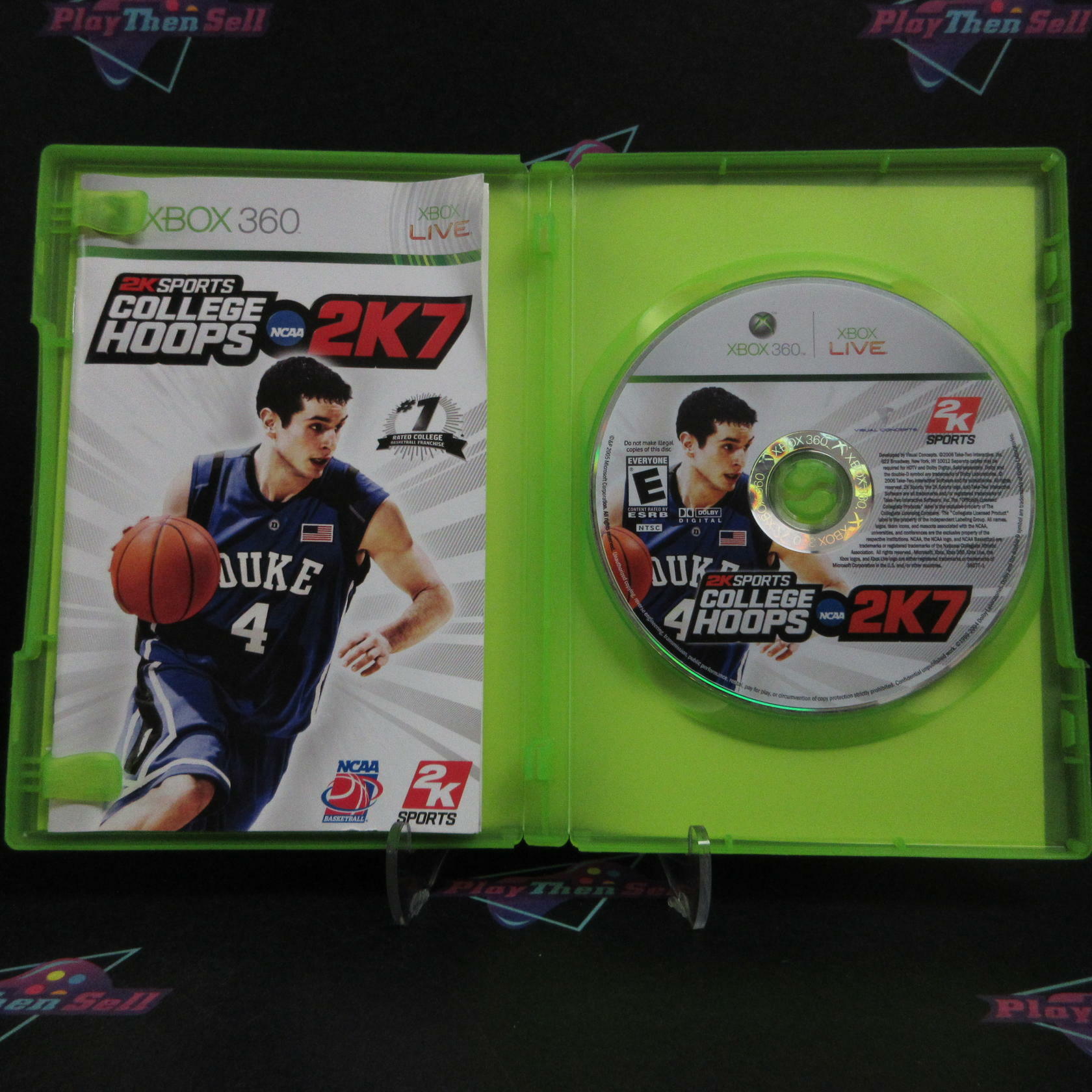 College Hoops NCAA 2K7 Xbox 360 Complete - Very Good