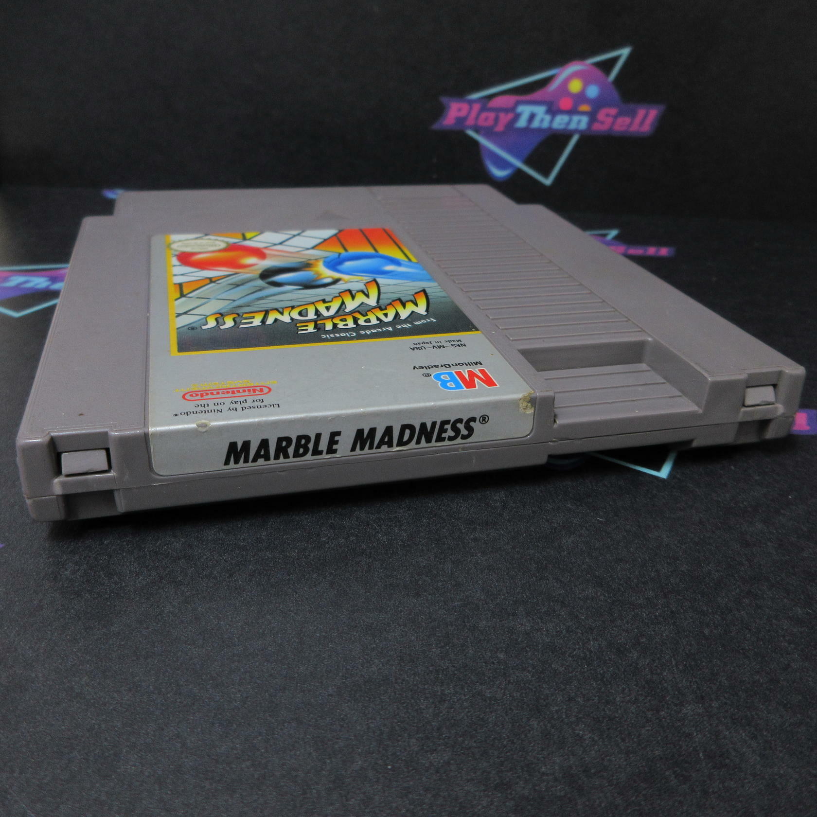 Marble Madness Nintendo NES Cartridge / Tested - Very Good