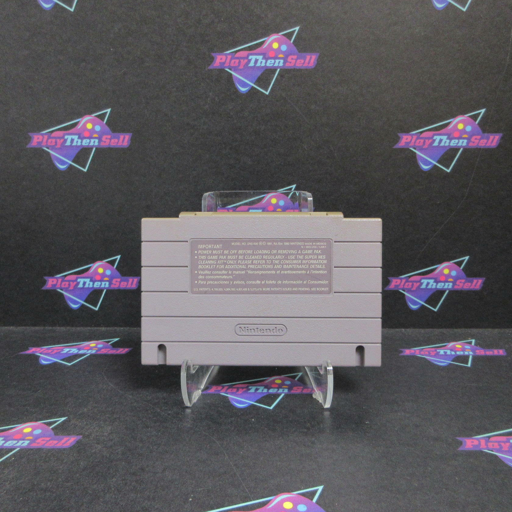 Ken Griffey Jr.'s Winning Run Super Nintendo NES Cartridge / Tested - Very Good