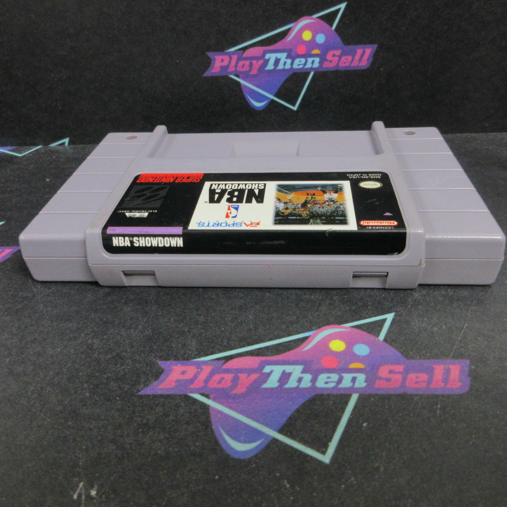 NBA Showdown Super Nintendo SNES Cartridge / Tested - Very Good