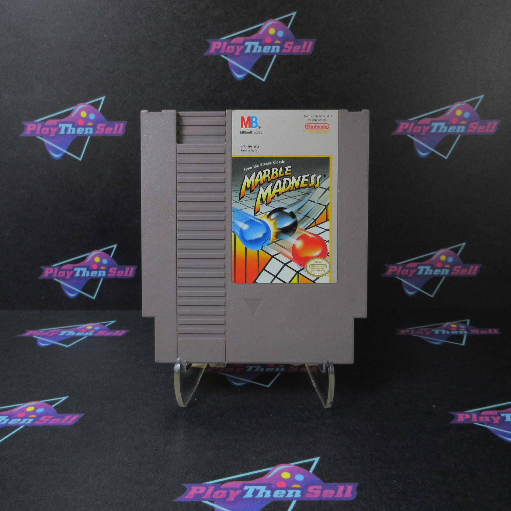 Marble Madness Nintendo NES Cartridge / Tested - Very Good