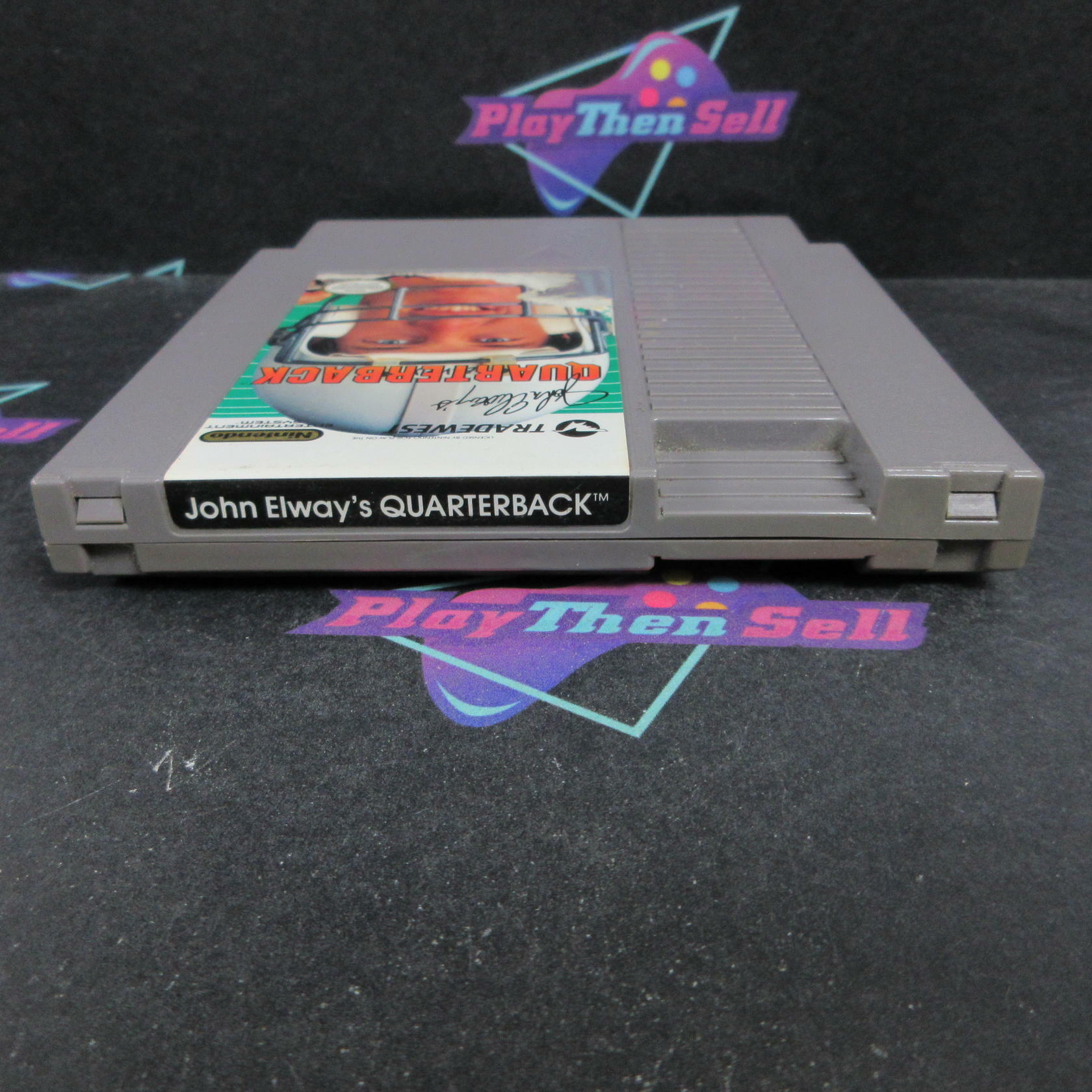 John Elway's Quarterback Nintendo NES Cartridge / Tested - Very Good