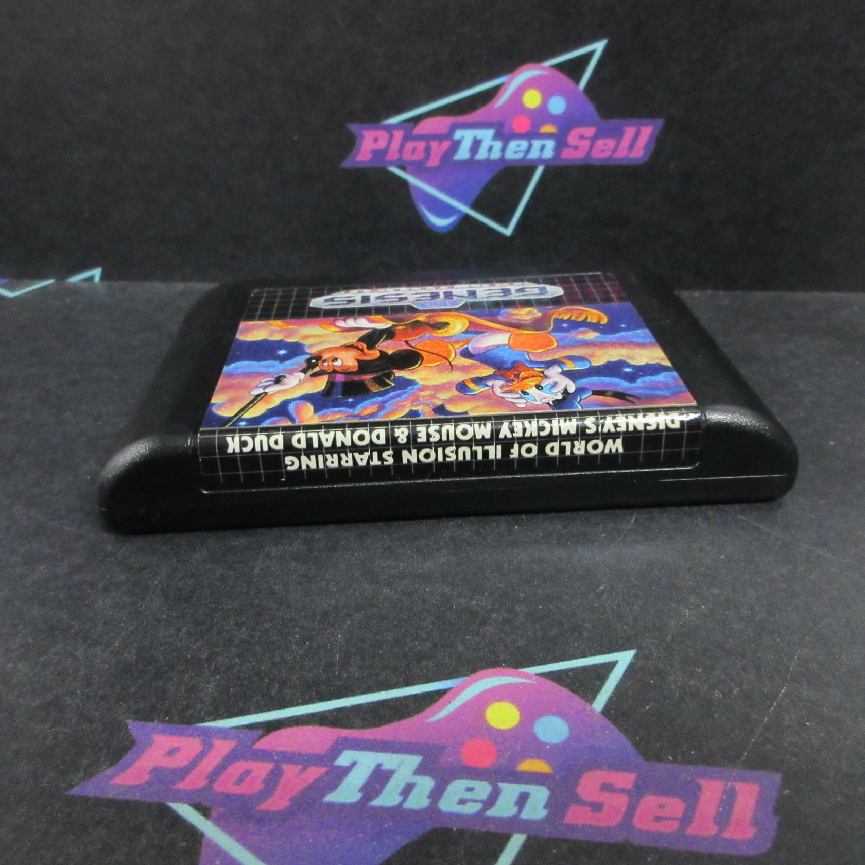 World of Illusion Disney Mickey Mouse & Donald Duck Sega Genesis CIB - Very Good