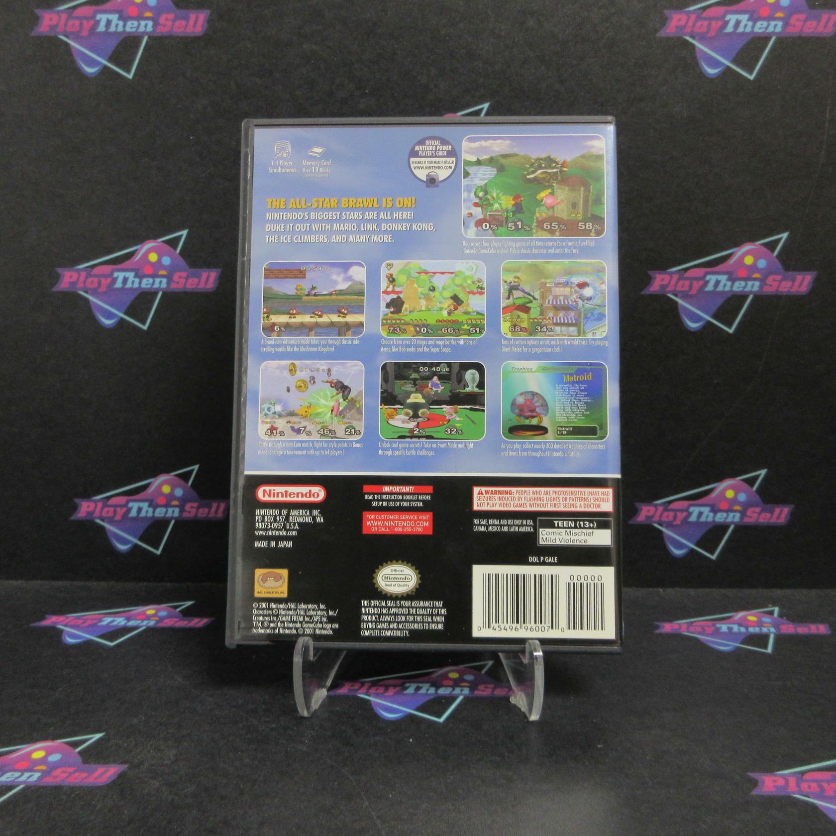 Super Smash Bros Melee Nintendo GameCube Complete - Refurbished