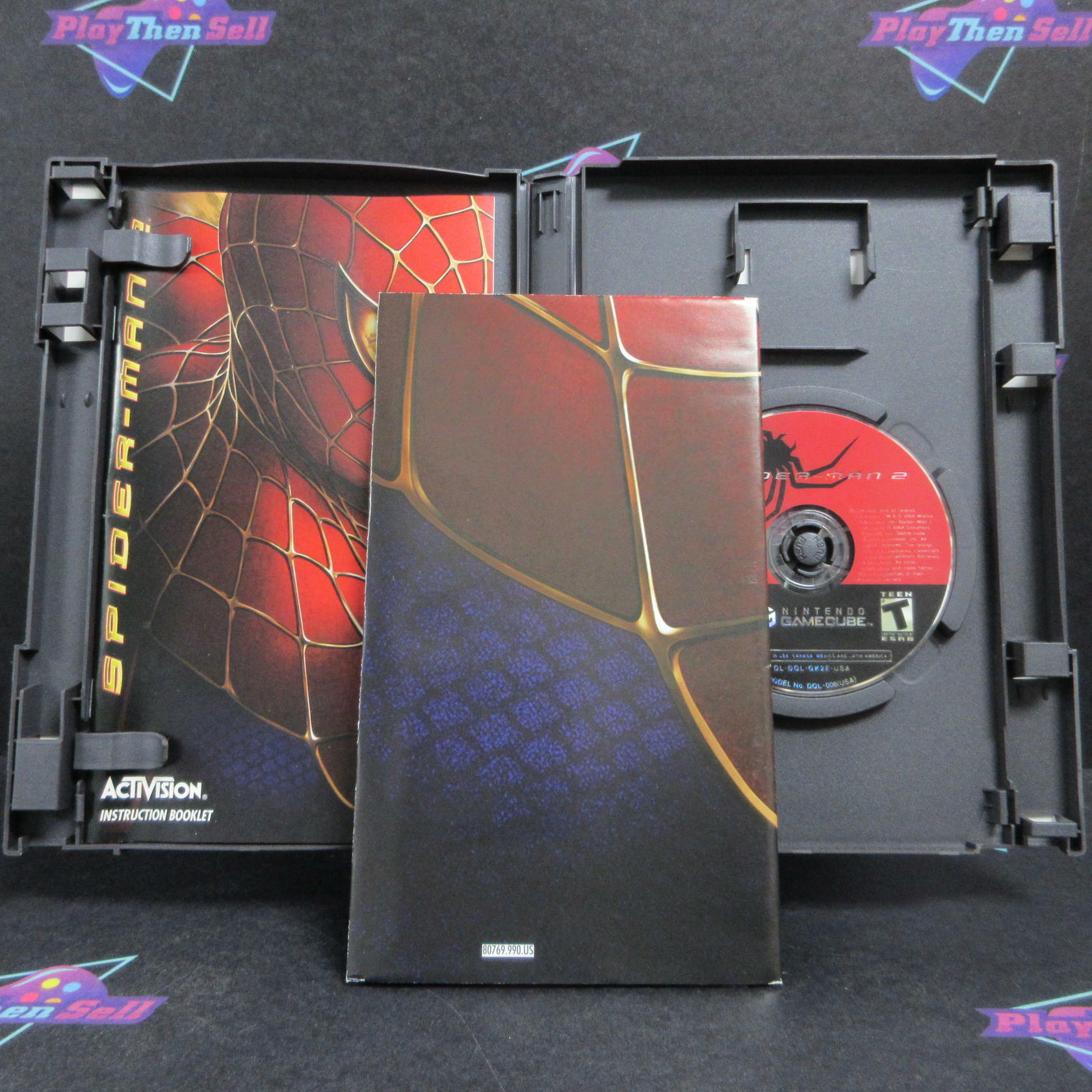 Spider-Man 2 Nintendo GameCube + Poster Complete - Refurbished