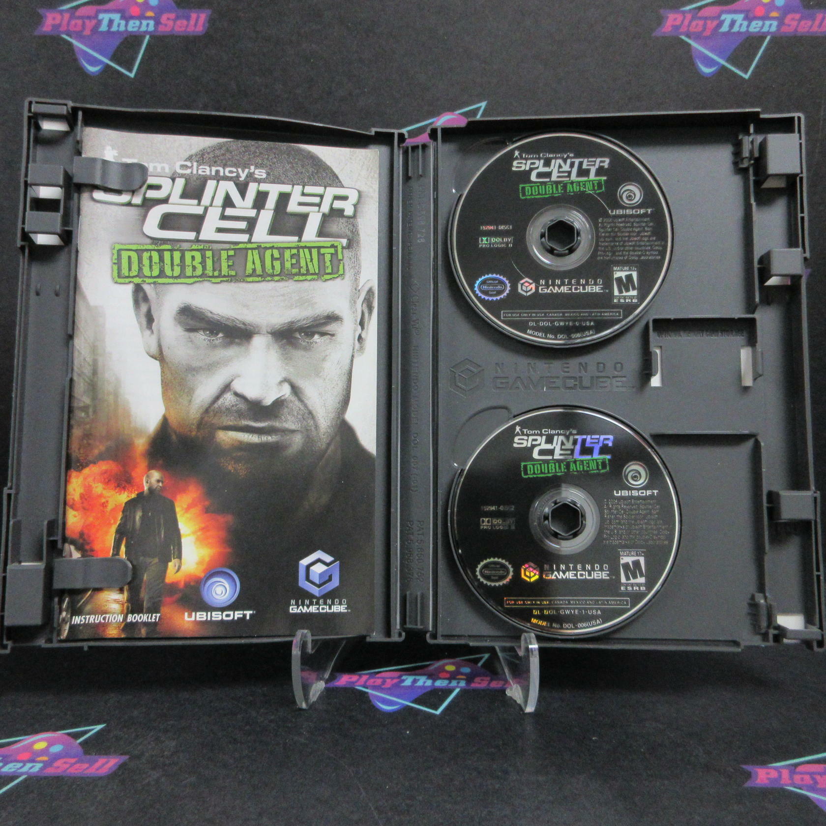 Tom Clancy's Splinter Cell Double Agent Nintendo Gamecube Complete - Refurbished