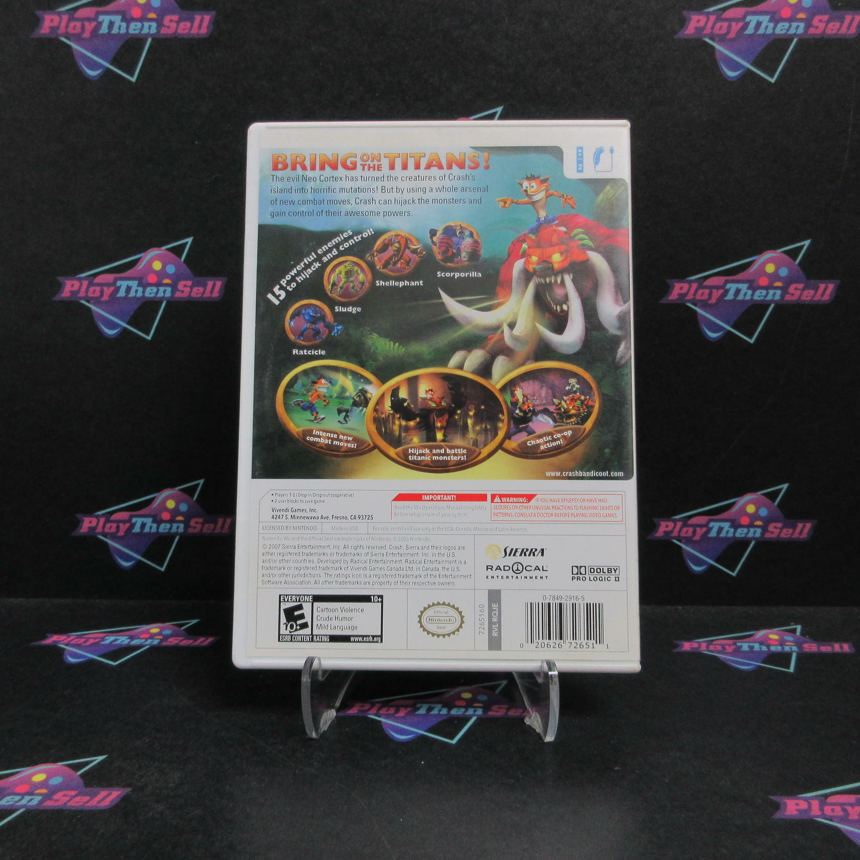 Crash of the Titans Nintendo Wii - Very Good