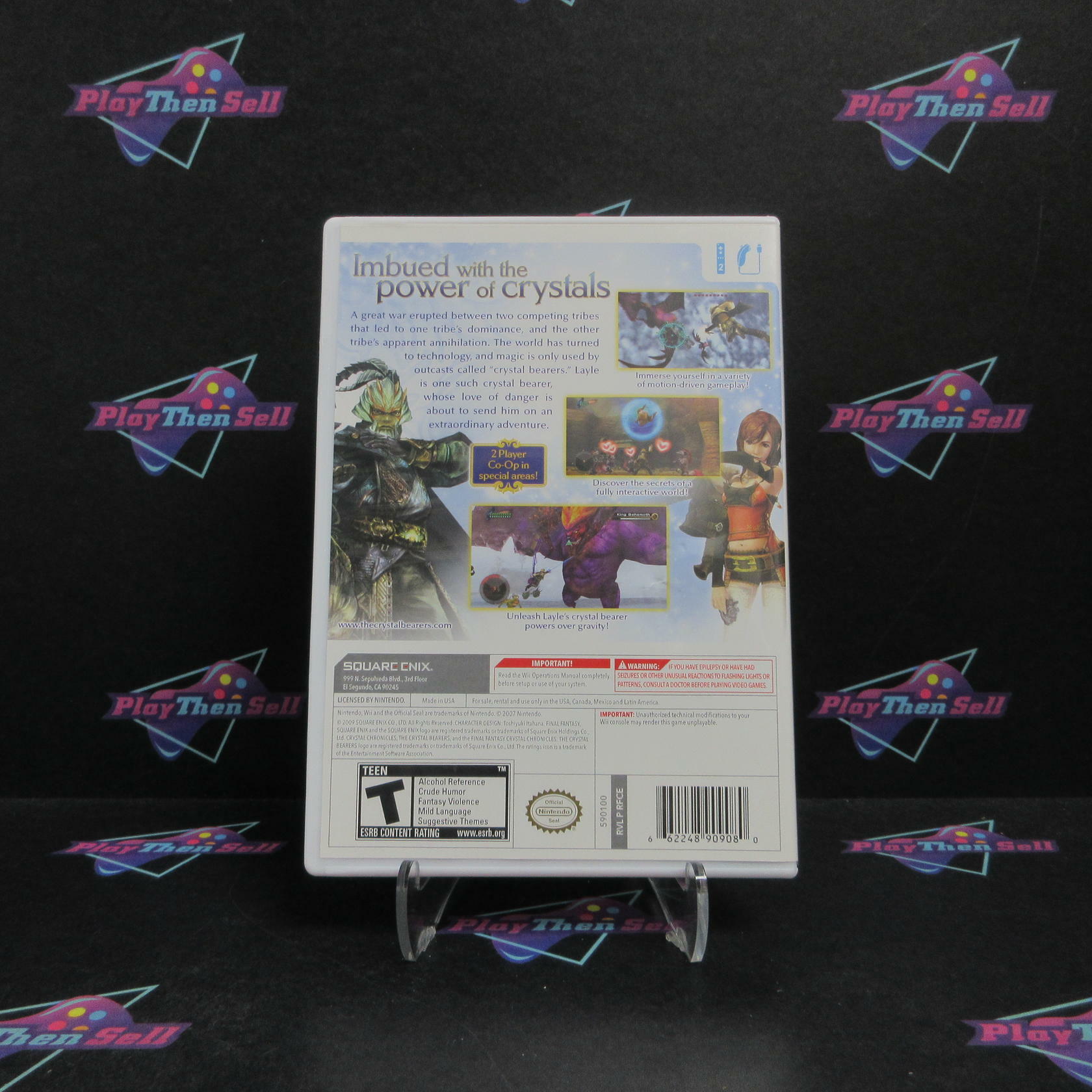 Final Fantasy Crystal Chronicles Crystal Bearers Nintendo Wii CIB - Refurbished