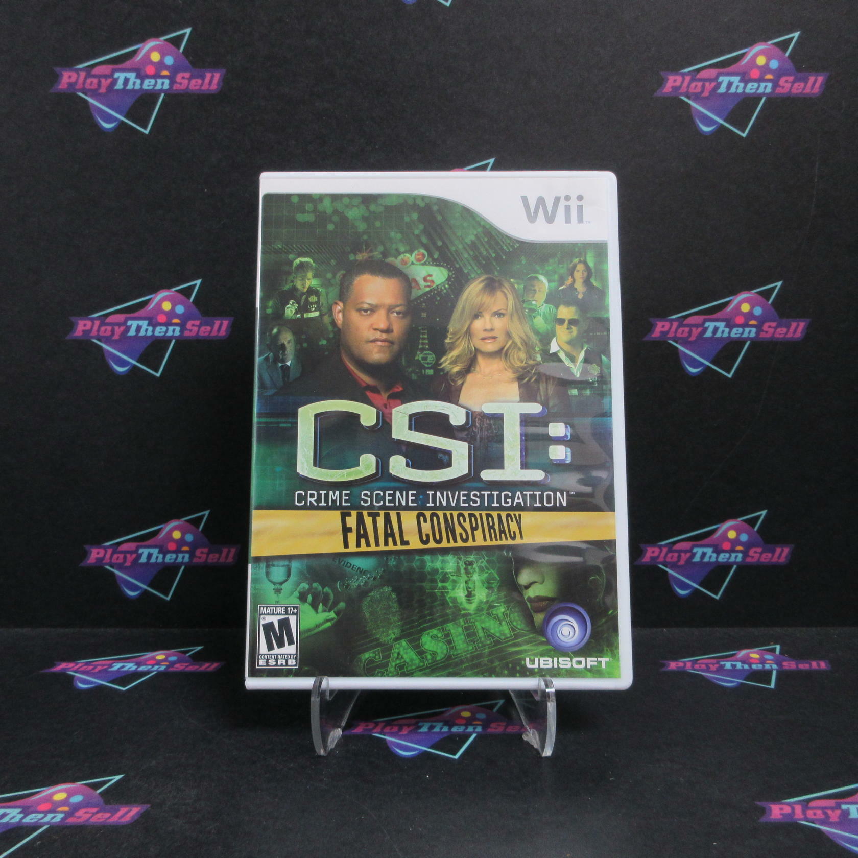 CSI Fatal Conspiracy Nintendo Wii Complete - Refurbished