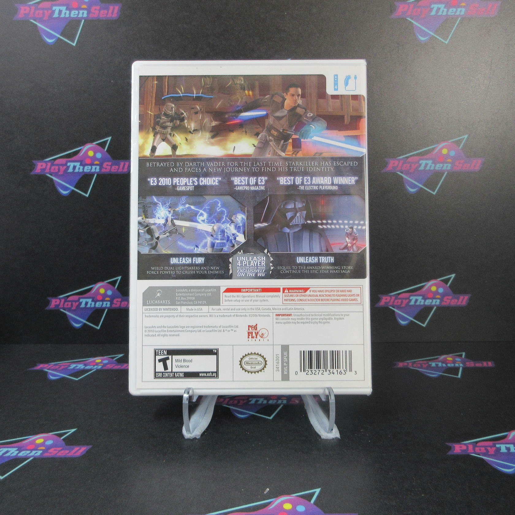 Star Wars The Force Unleashed II Nintendo Wii Complete - Refurbished