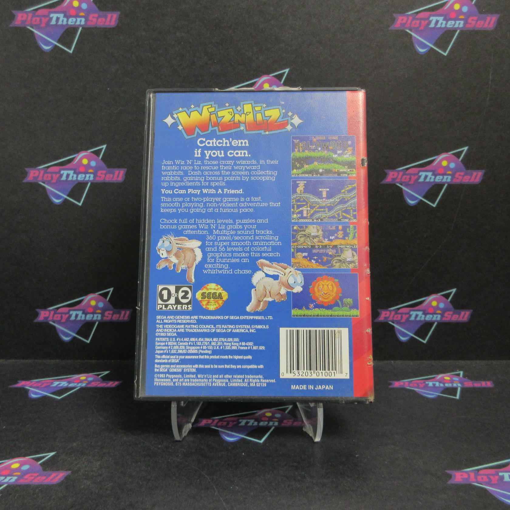 Wiz N' Liz Sega Genesis Boxed - Very Good