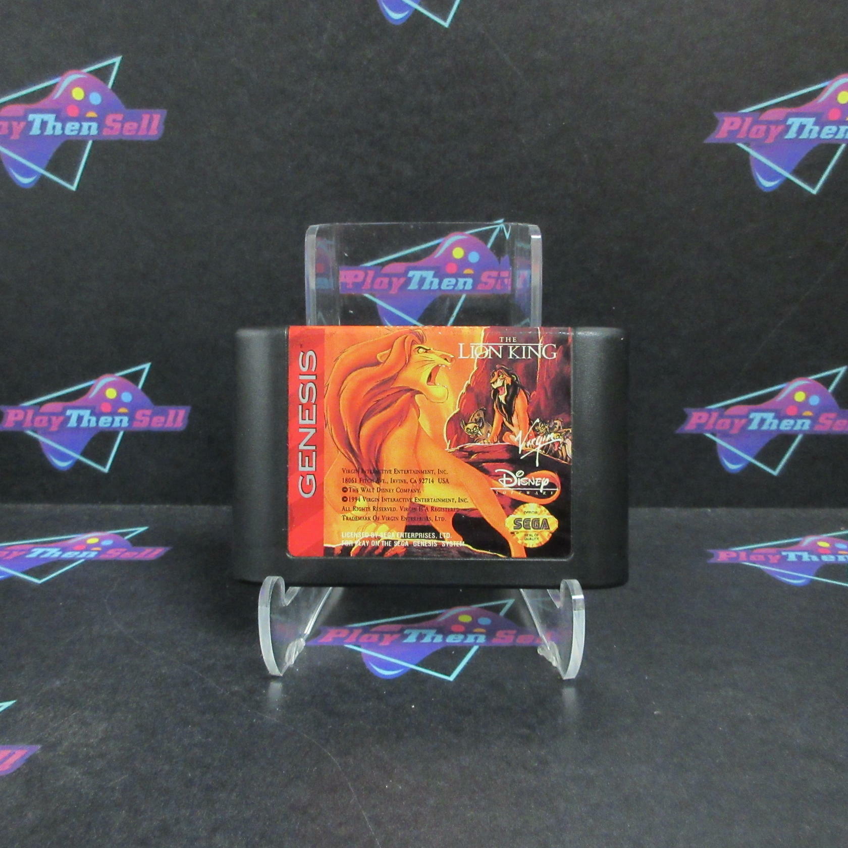 The Lion King Sega Genesis Boxed - Very Good