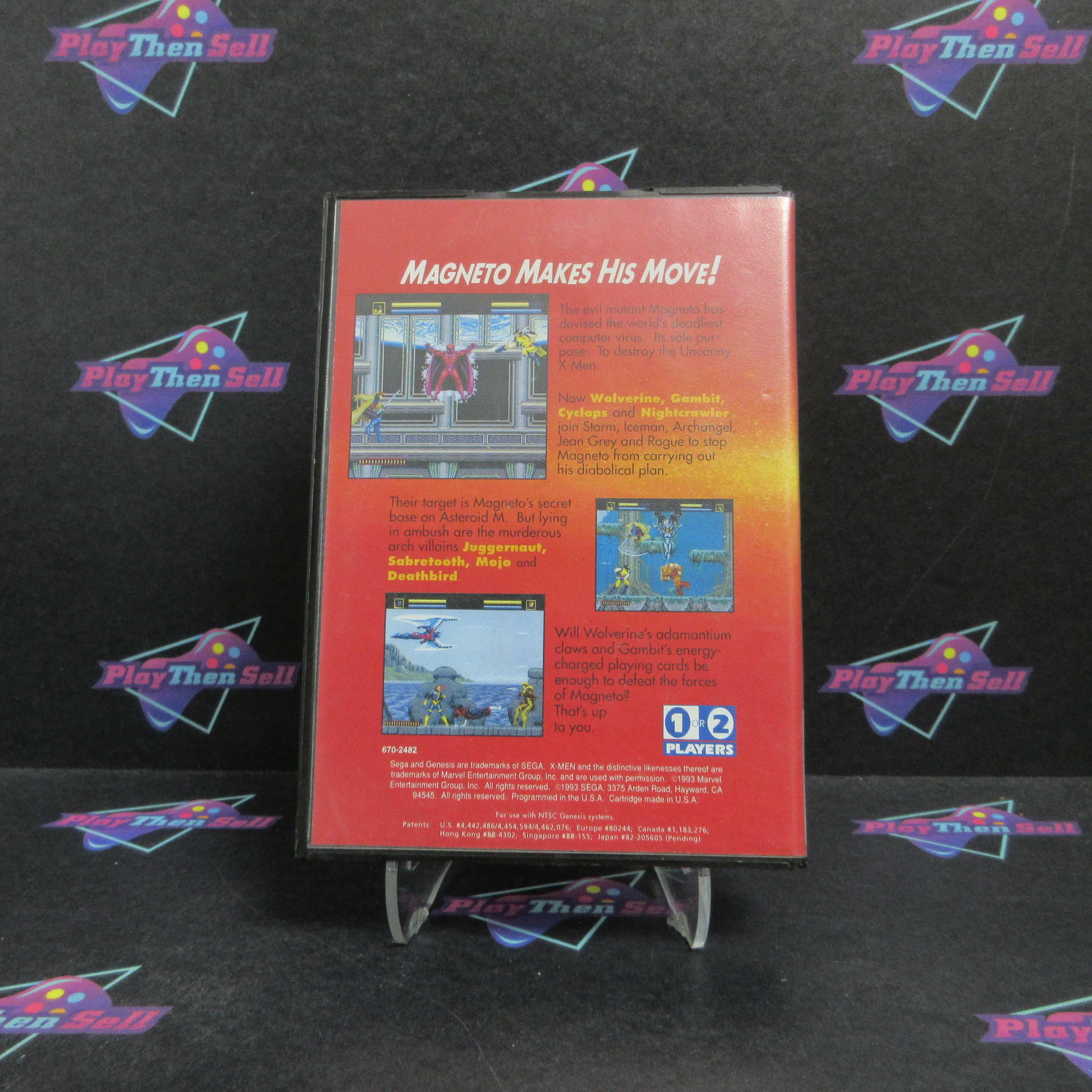 X-Men Sega Genesis Boxed - Very Good