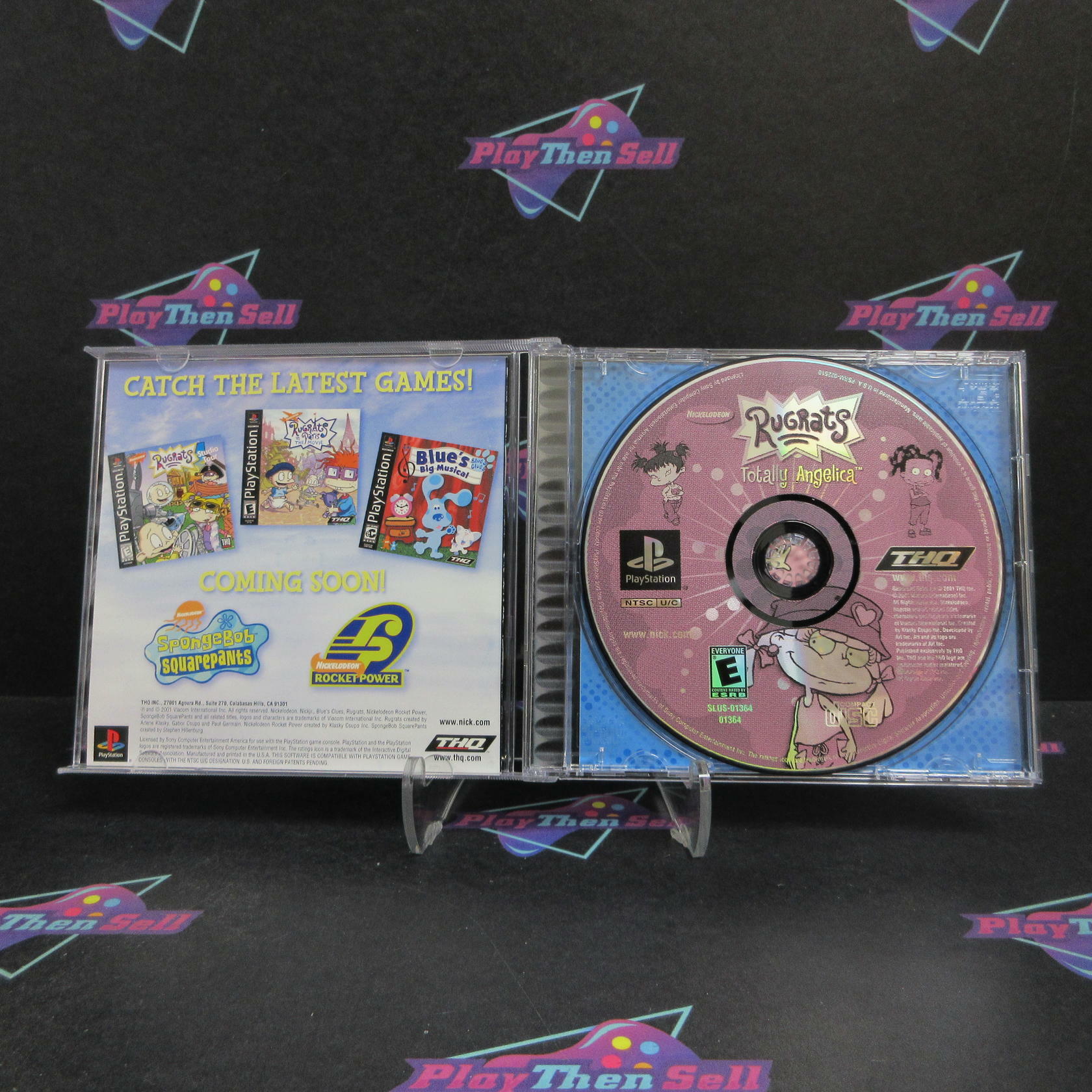 Rugrats Totally Angelica PS1 PlayStation 1 Complete - Refurbished