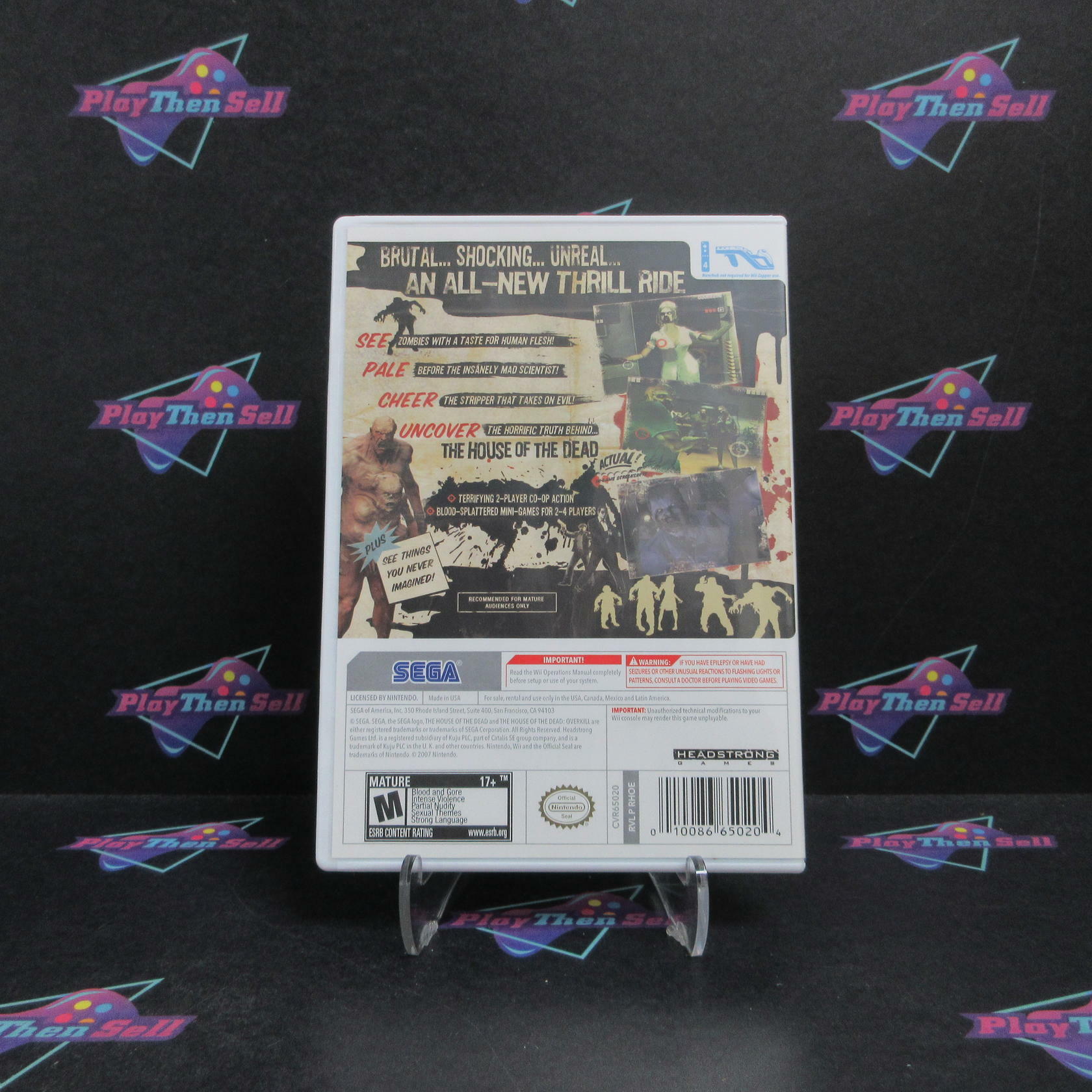 House of the Dead Overkill Nintendo Wii Complete - Refurbished