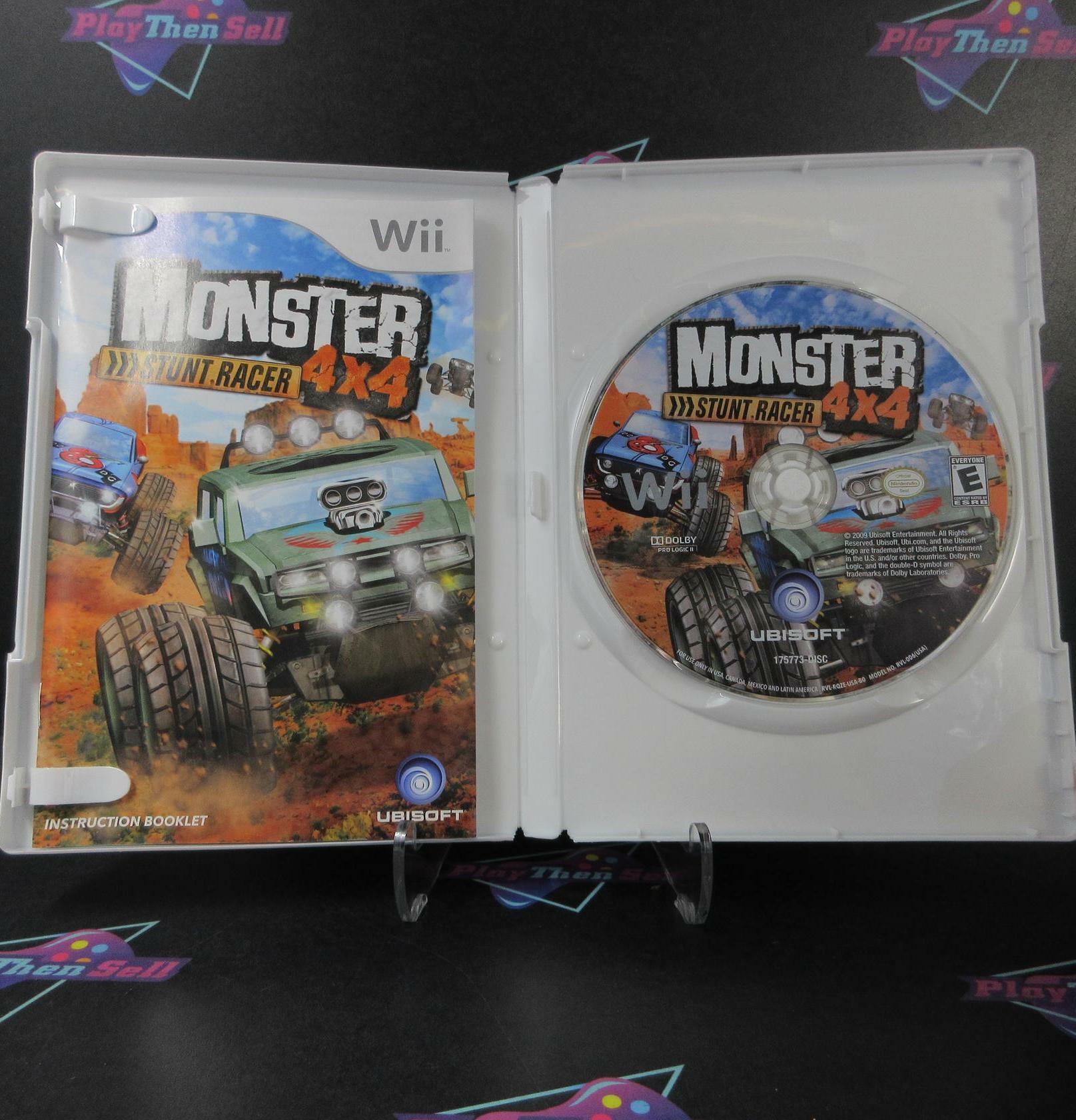 Monster 4x4 Stunt Racer Nintendo Wii Complete - Refurbished