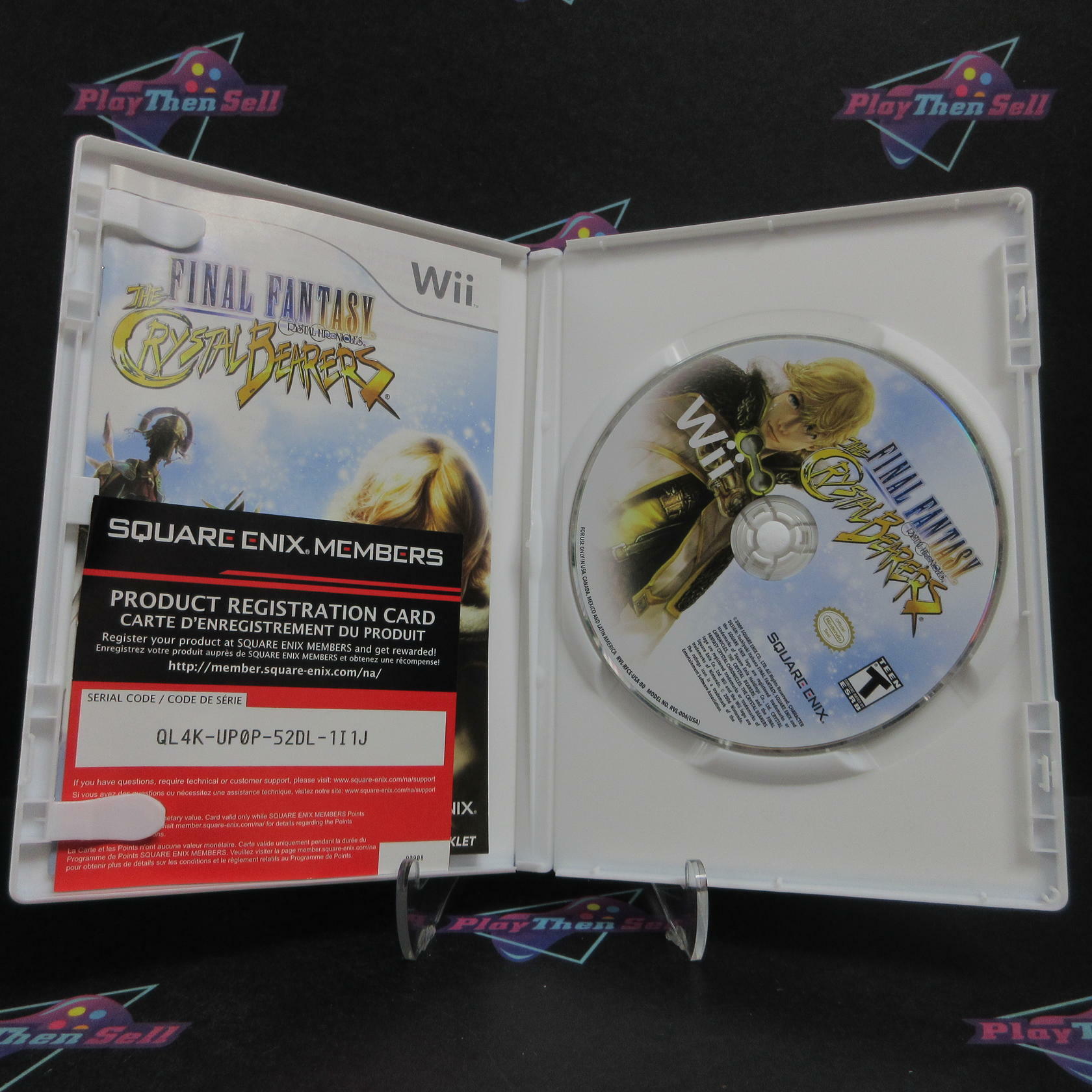 Final Fantasy Crystal Chronicles Crystal Bearers Nintendo Wii CIB - Refurbished