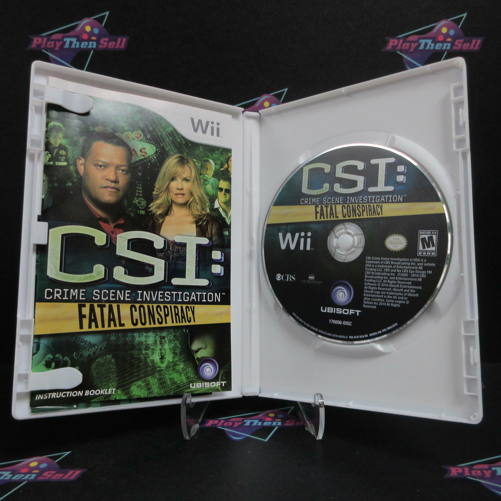 CSI Fatal Conspiracy Nintendo Wii Complete - Refurbished