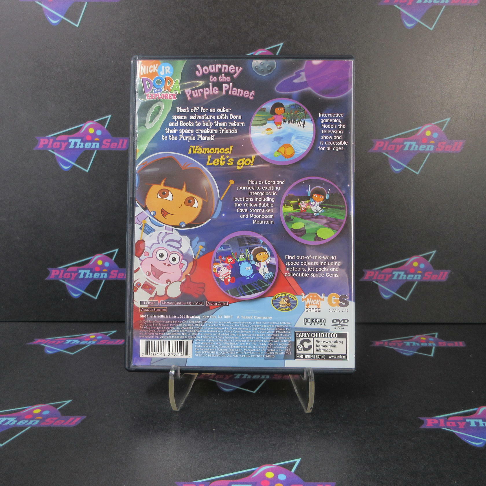Dora the Explorer Journey to the Purple Planet PlayStation2 Complete - Excellent