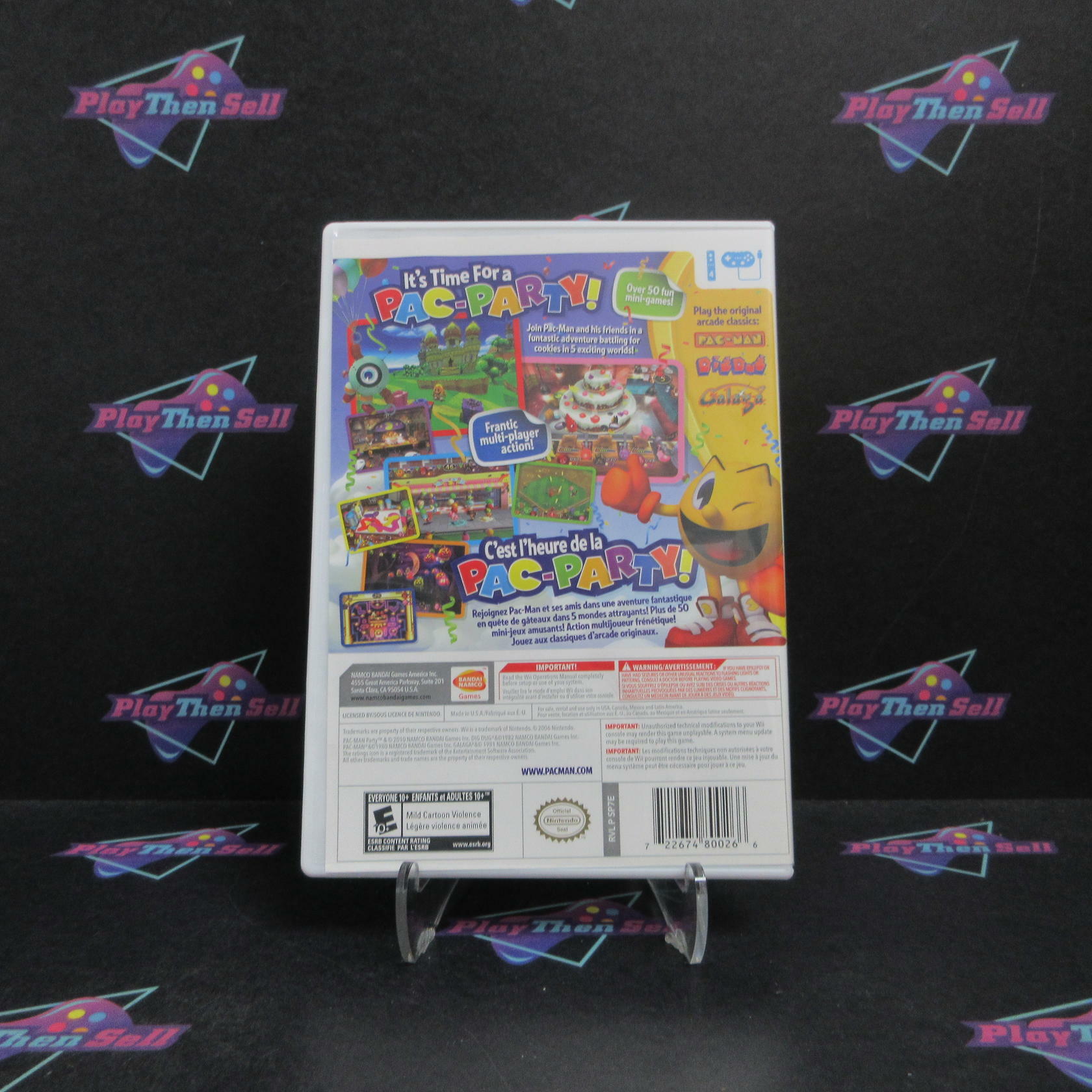 Pac-Man Party Nintendo Wii Complete - Refurbished