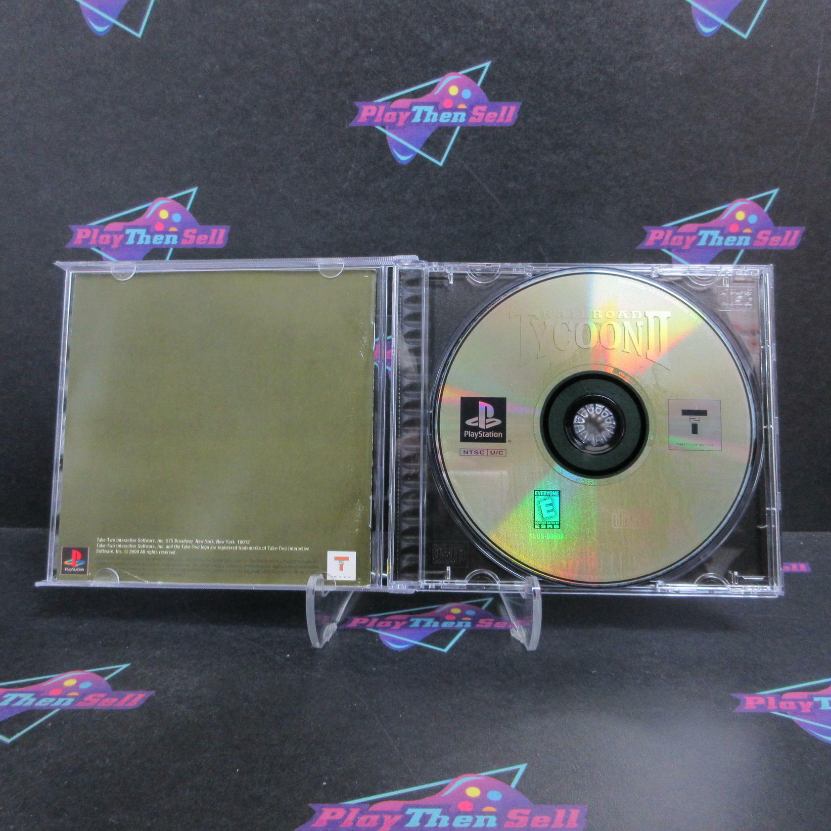 Railroad Tycoon II 2 PS1 PlayStation 1 + Reg Card Complete - Refurbished