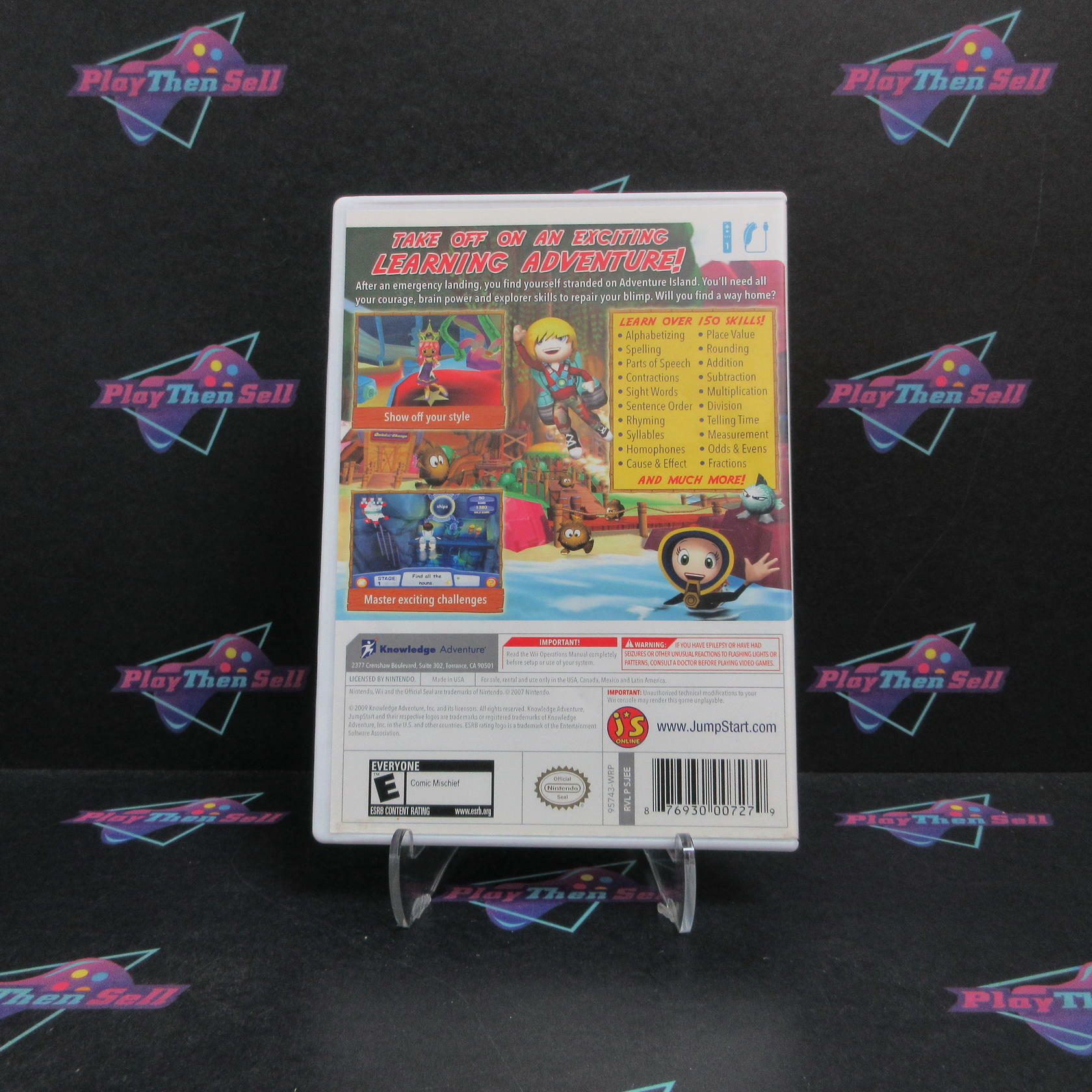 Jumpstart Escape Adventure From Island Nintendo Wii Complete - Refurbished