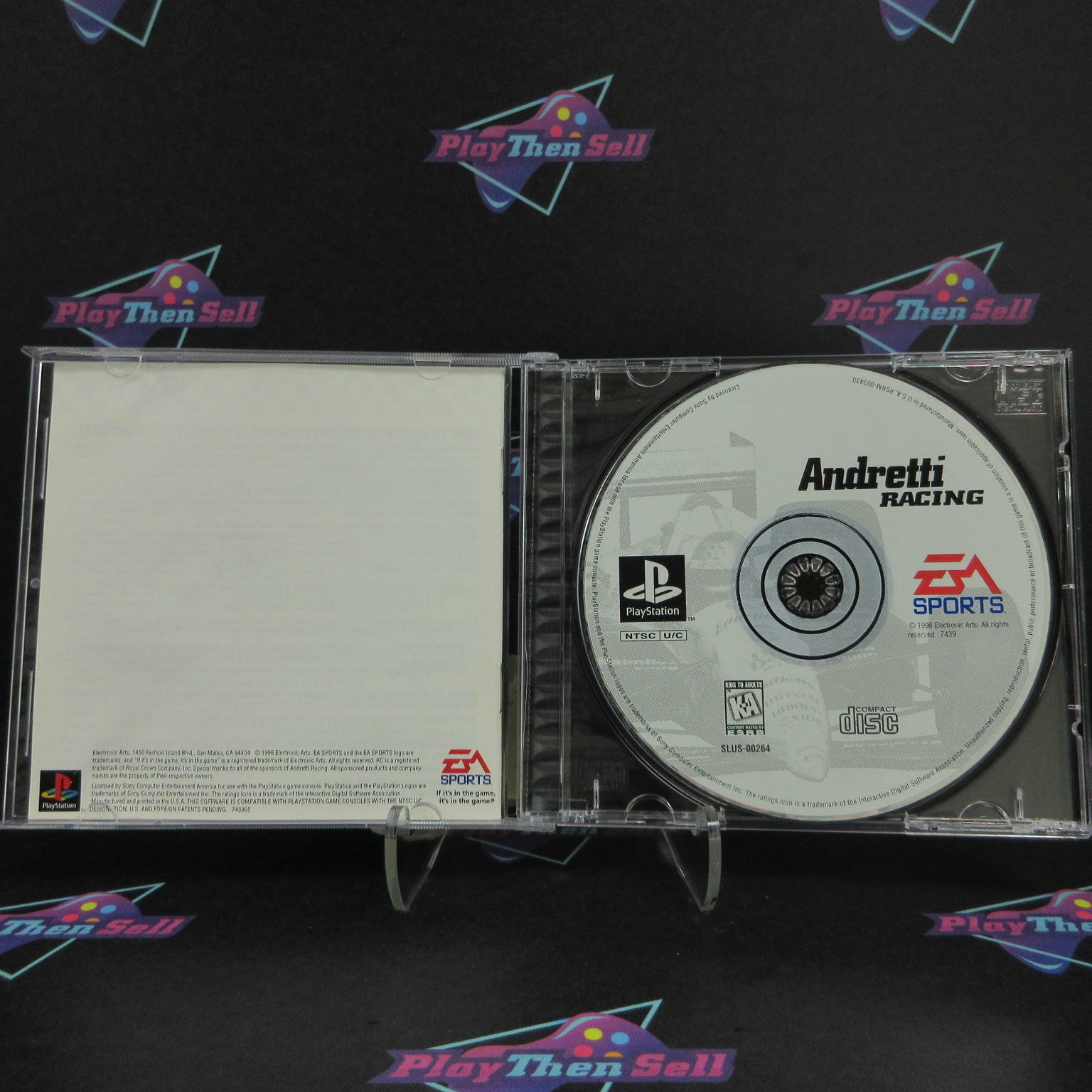 Andretti Racing PS1 PlayStation 1 Complete - Refurbished