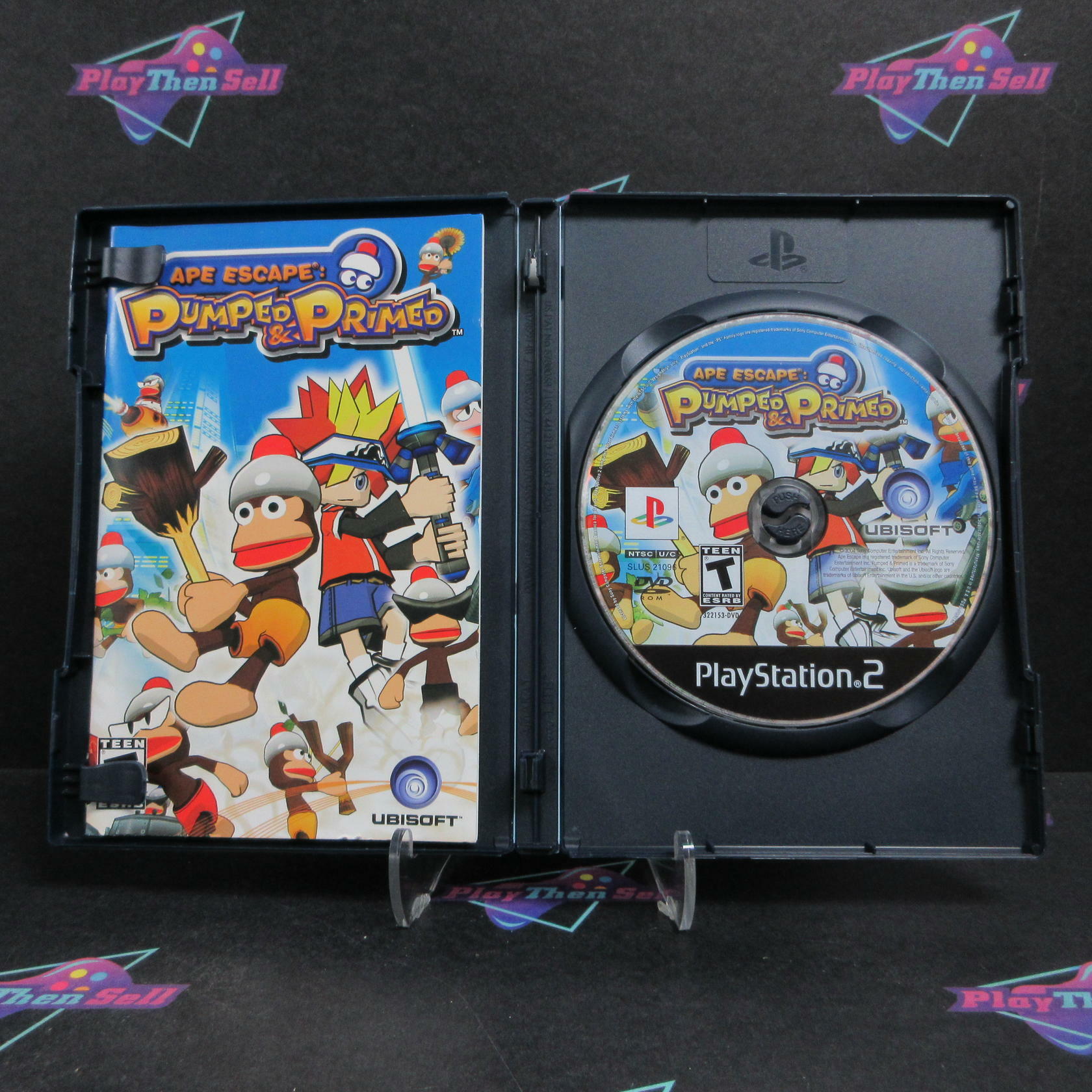 Ape Escape Pumped and Primed PS2 PlayStation 2 + Reg Card Complete - Excellent