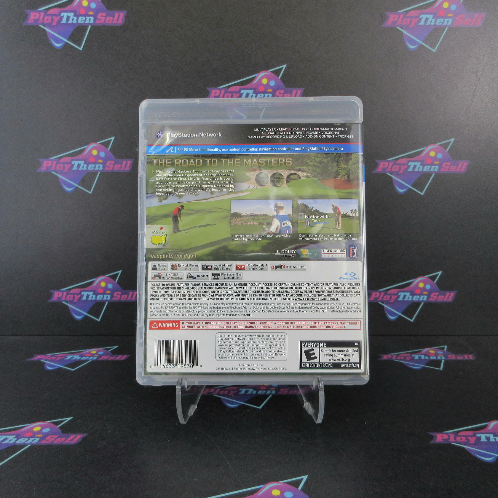 Tiger Woods PGA Tour 12 The Masters PS3 PlayStation 3 Complete - Refurbished