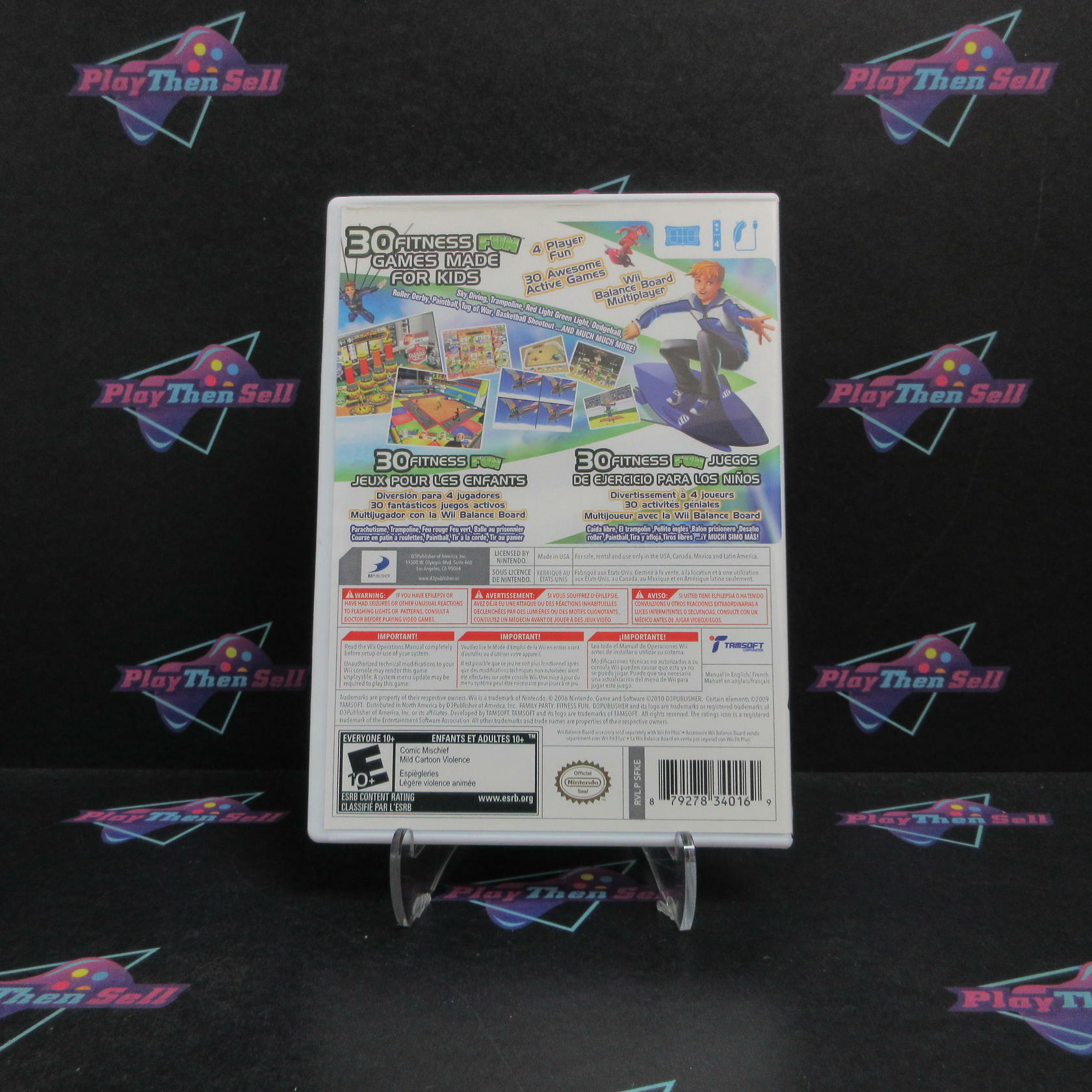 Family Party Fitness Fun Nintendo Wii Complete - Refurbished