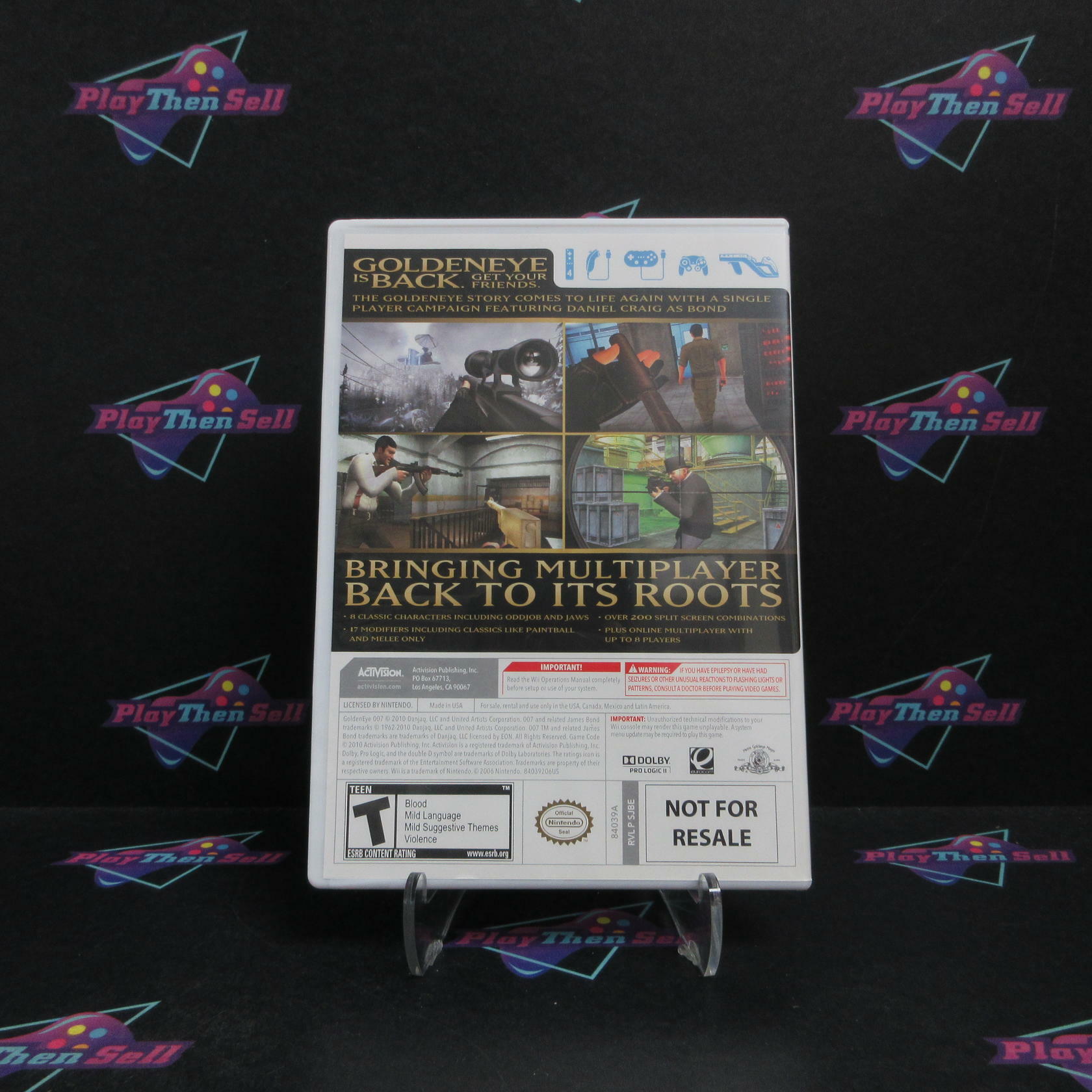 James Bond 007 GoldenEye Nintendo Wii Complete - Refurbished