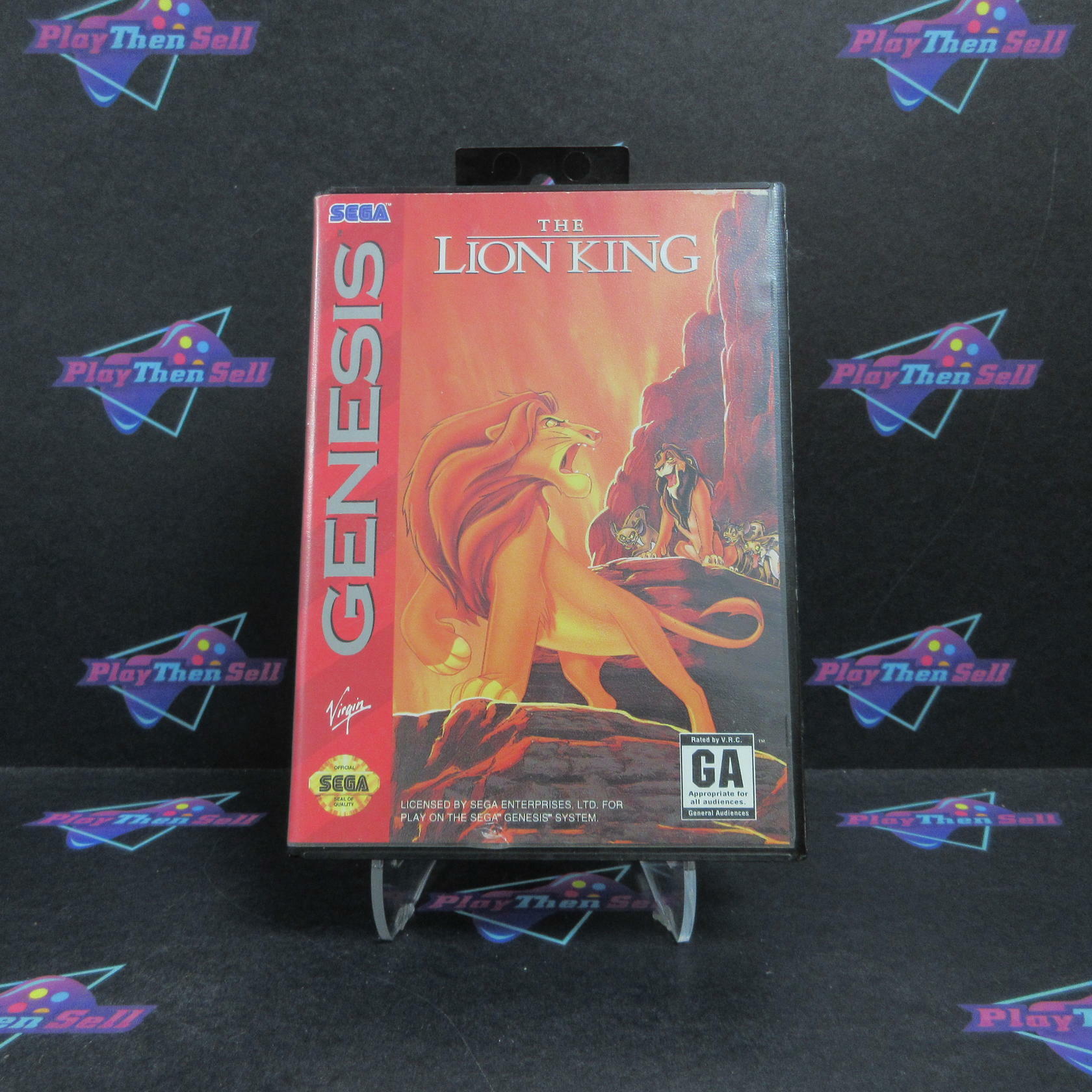 The Lion King Sega Genesis Boxed - Very Good