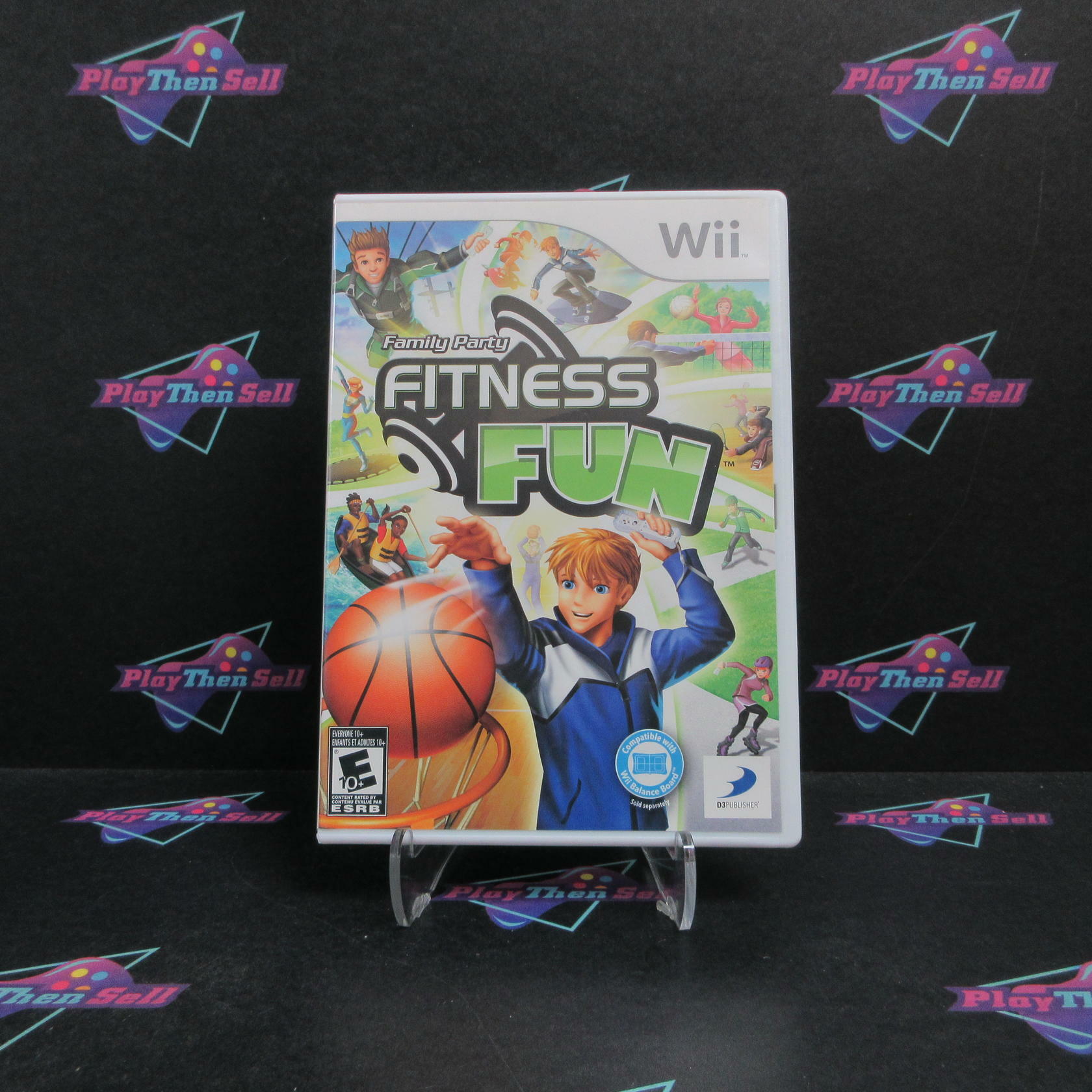Family Party Fitness Fun Nintendo Wii Complete - Refurbished