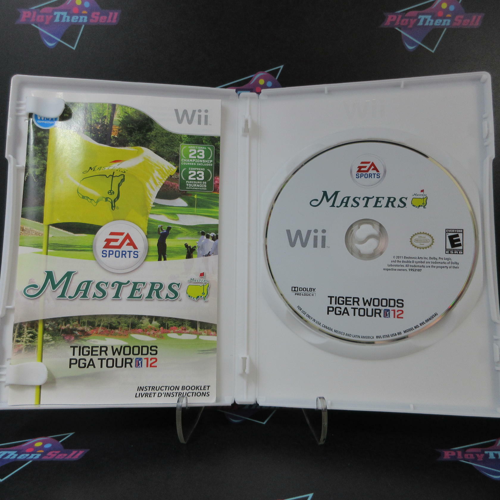 Tiger Woods PGA TOUR 12 The Masters Nintendo Wii Complete - Refurbished